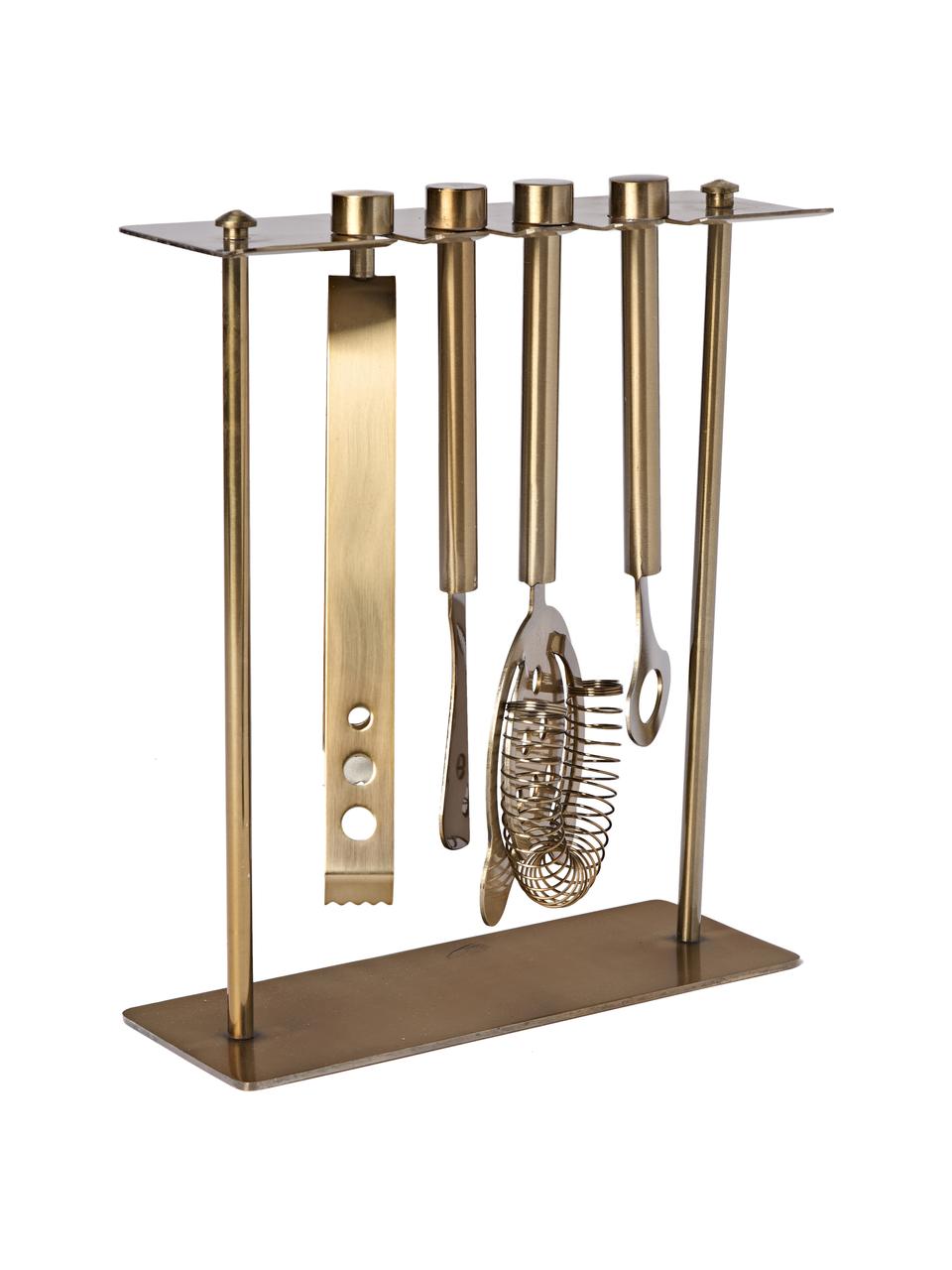 Cocktailset Sour, 5-delig, Gecoat edelstaal, Goudkleurig, Set met verschillende formaten
