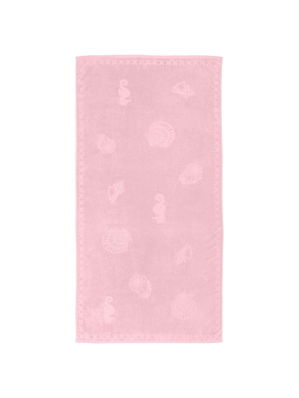 Serviette de plage Shells, Rose