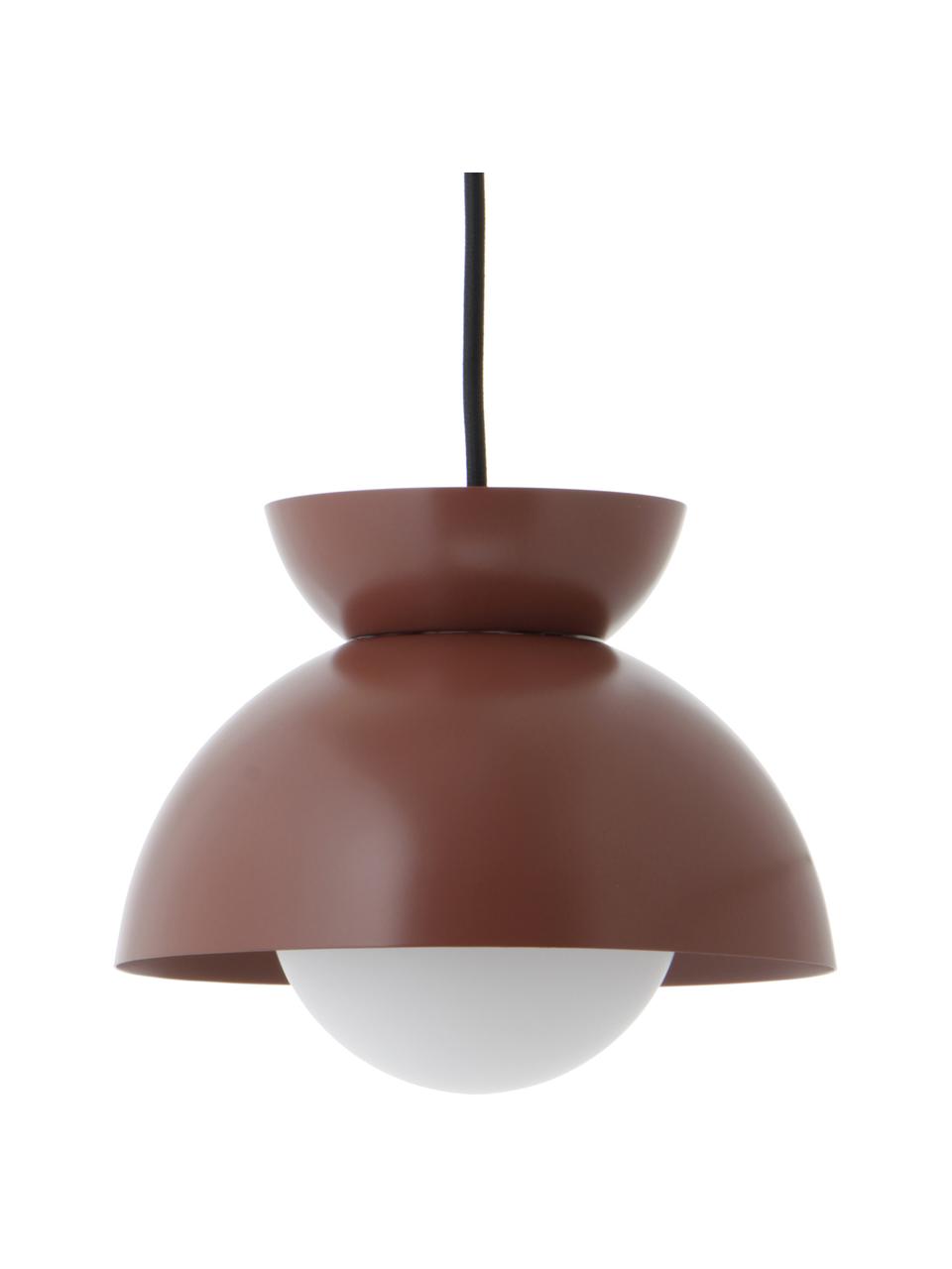 Malé designové závěsné svítidlo Butterfly, Vínová, Ø 21 cm, V 19 cm