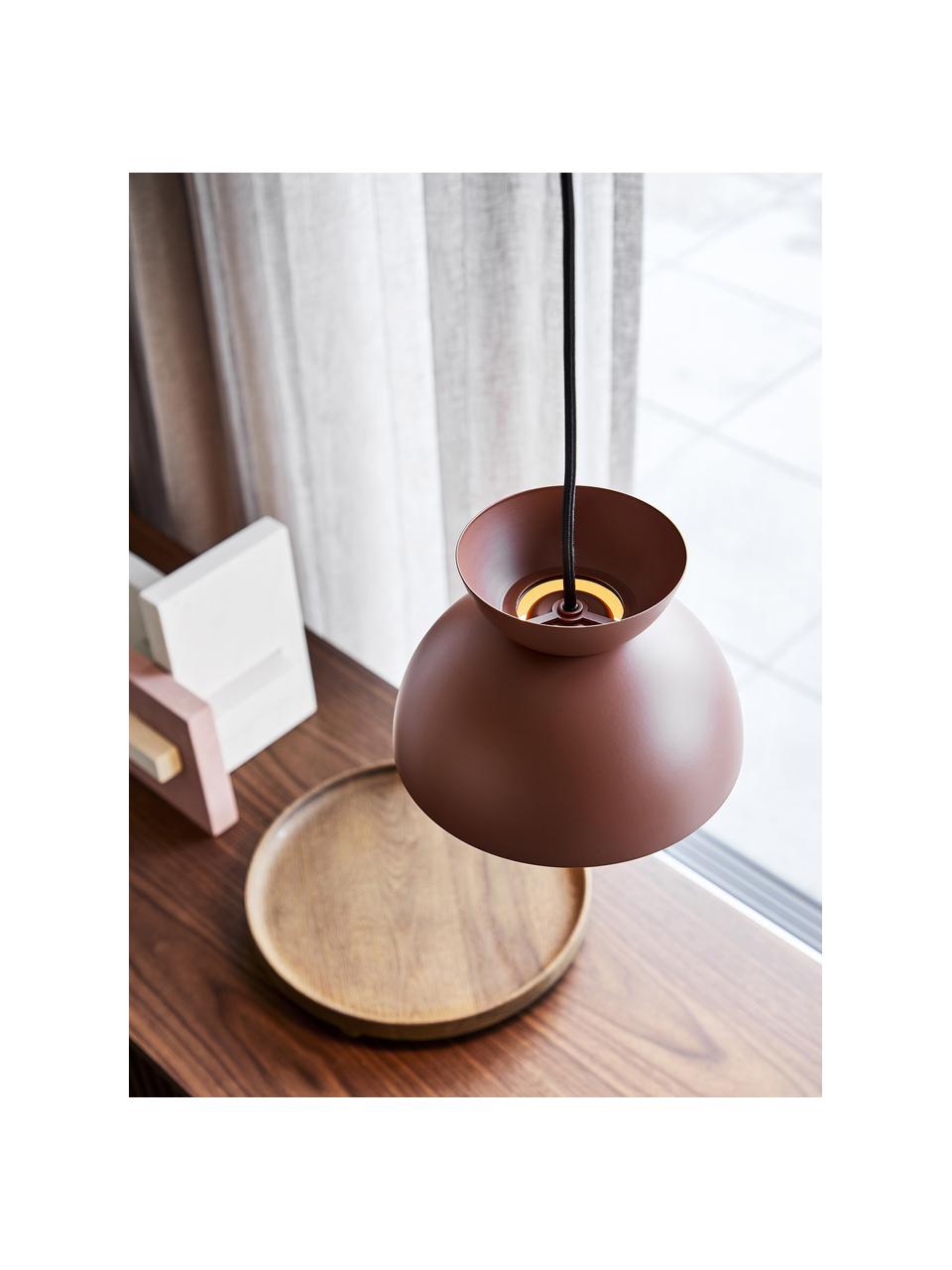 Malé designové závěsné svítidlo Butterfly, Vínová, Ø 21 cm, V 19 cm