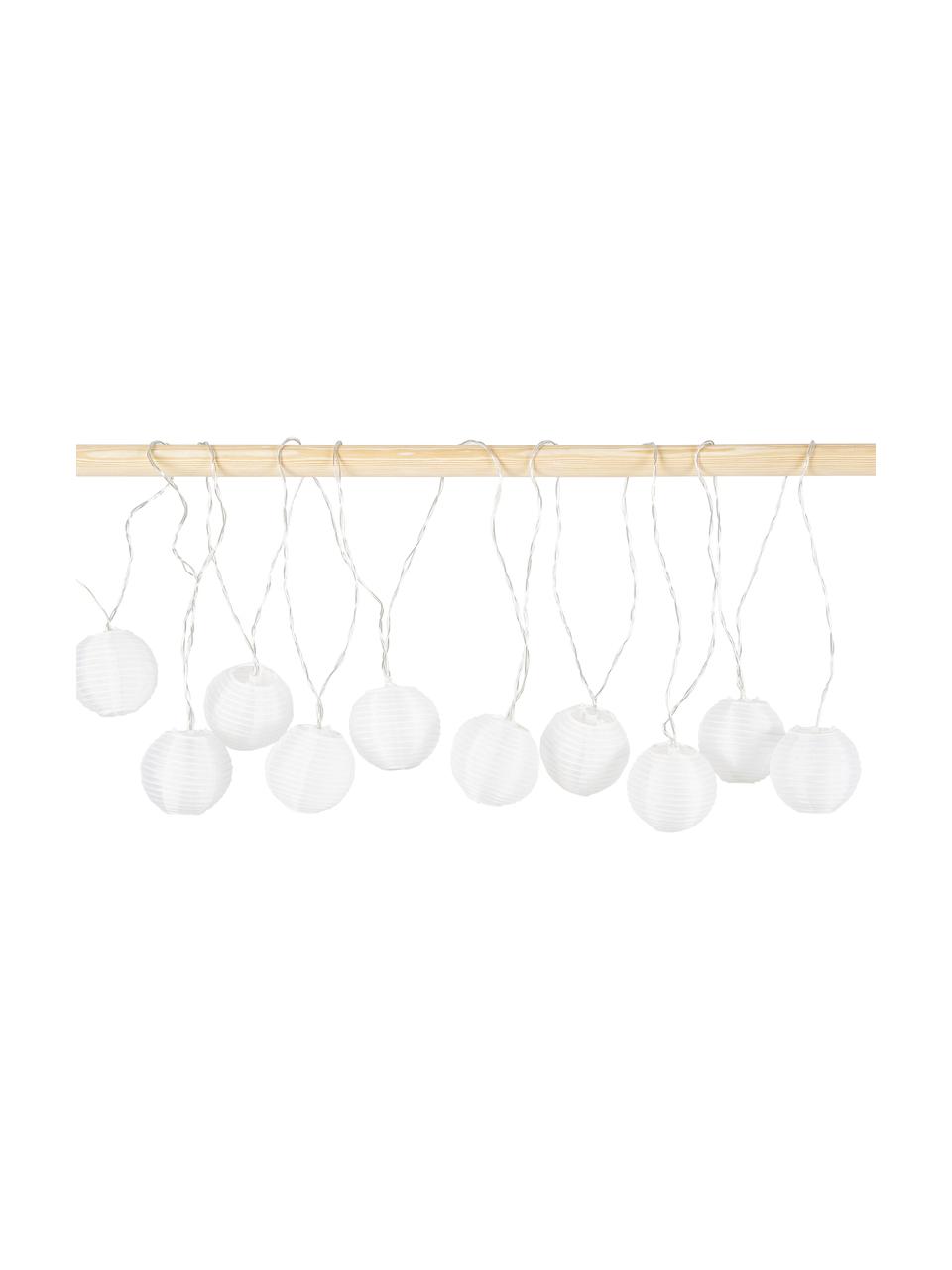 Girlanda świetlna LED Lampion, Biały, D 450 cm