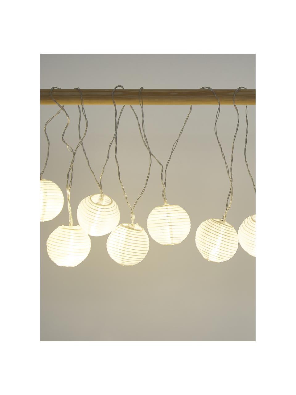 Girlanda świetlna LED Lampion, Biały, D 450 cm