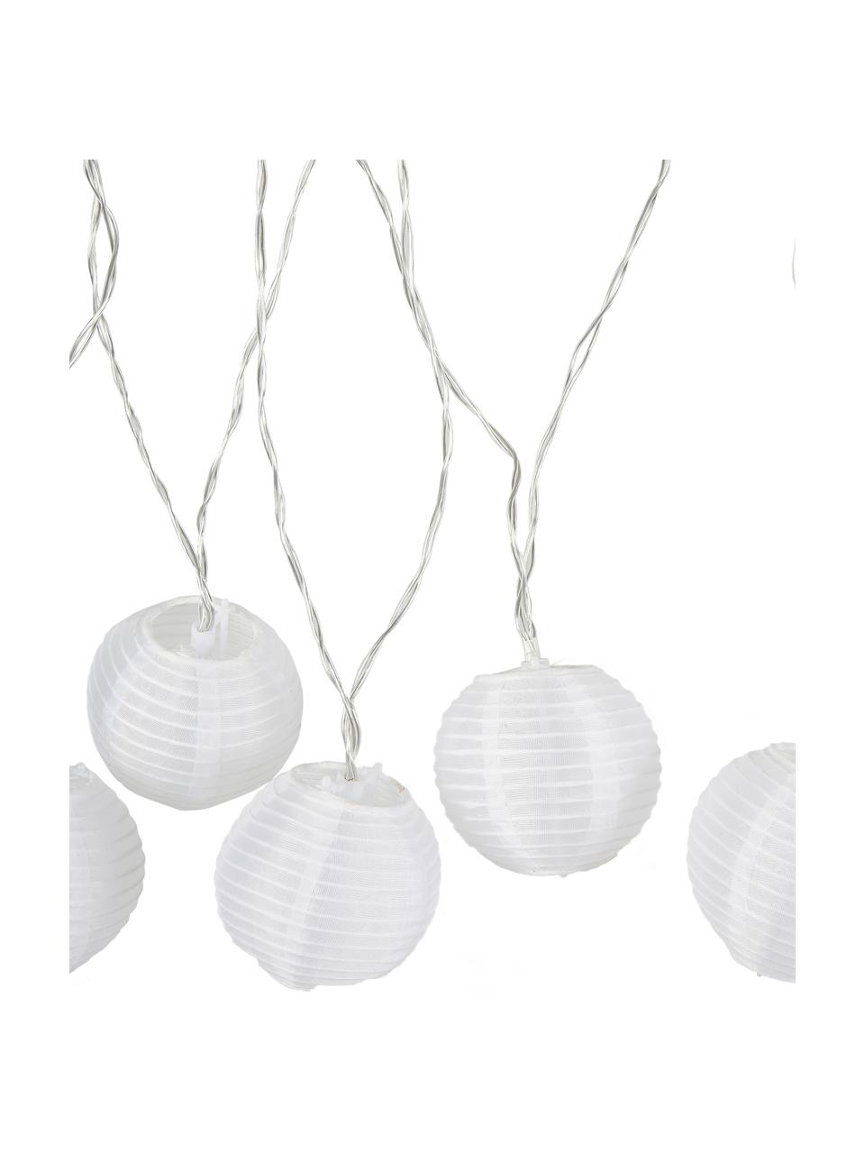 Ghirlanda  a LED Lampion, 450 cm, Lanterne: poliestere, Bianco, Lung. 450 cm