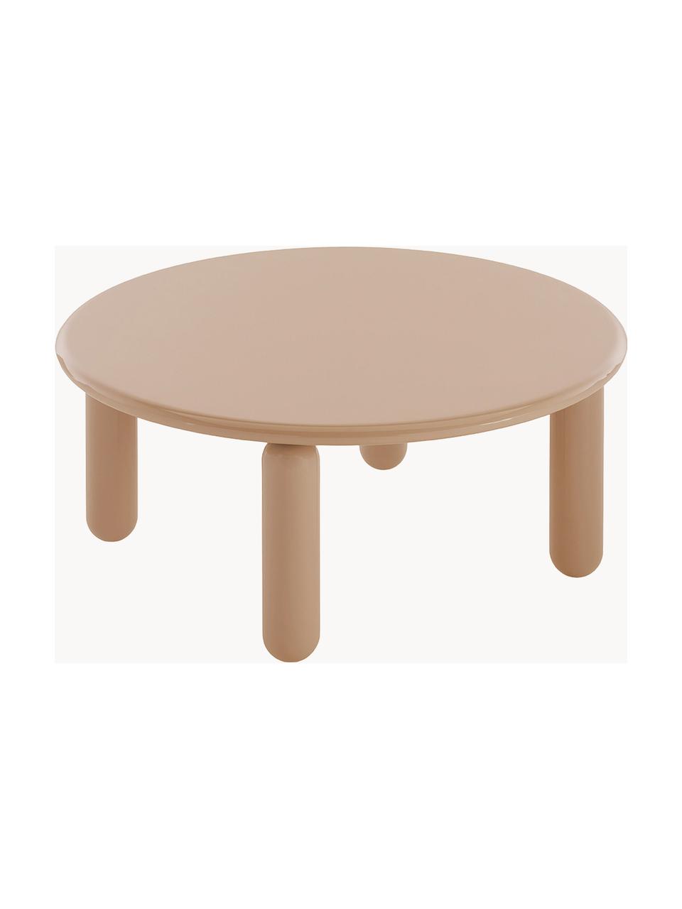 Tavolino da salotto rotondo Undique Mas, Gambe: pannello di fibra a media, Beige, Ø 85 cm