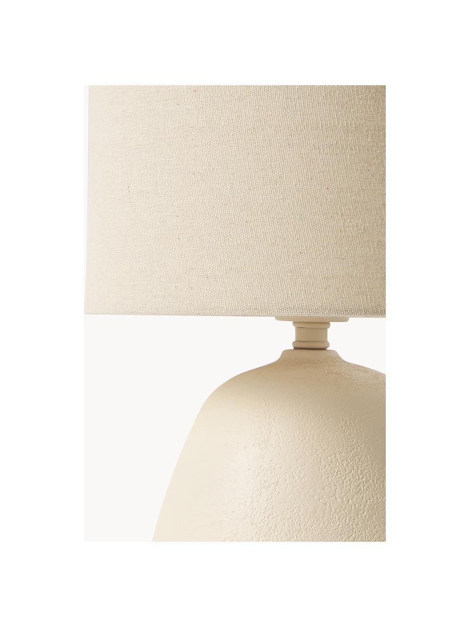 Lampe à poser en céramique Eileen, Beige clair, mat, Ø 26 x haut. 35 cm