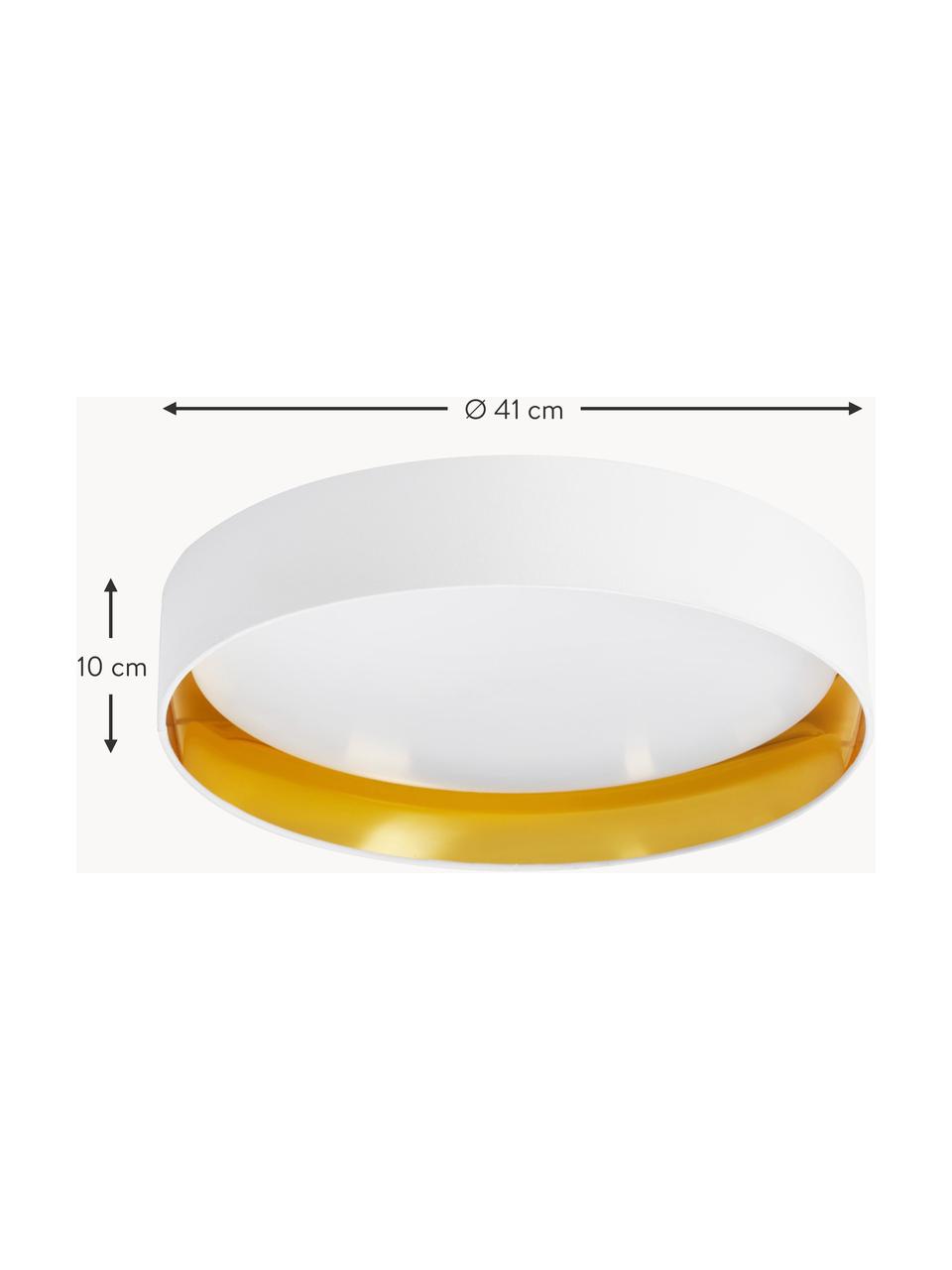 Plafoniera a LED Mallory, Disco diffusore: plastica, Bianco, Ø 41 x Alt. 10 cm