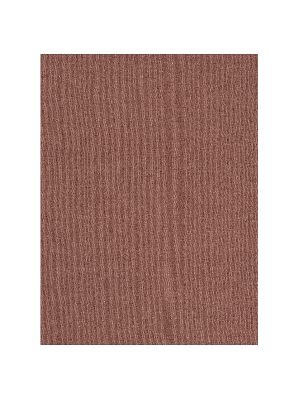 Tapis kilim en laine tissé main Rainbow, Brun-rouge, larg. 170 x long. 240 cm (taille M)