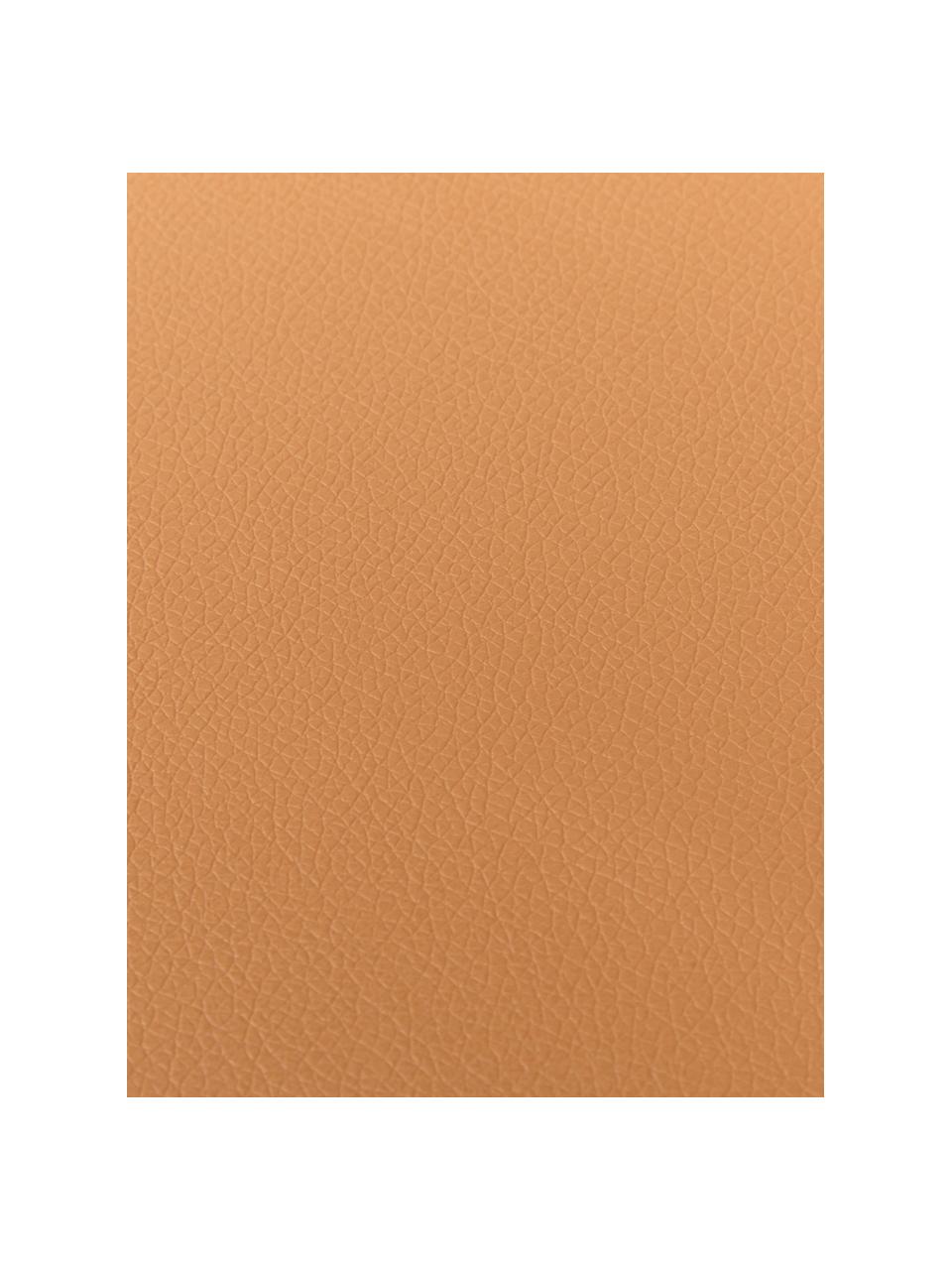 Manteles individuales de cuero sintético Pik, 2 uds., Plástico (PVC) es aspecto de cuero, Marrón claro, An 33x L 46 cm