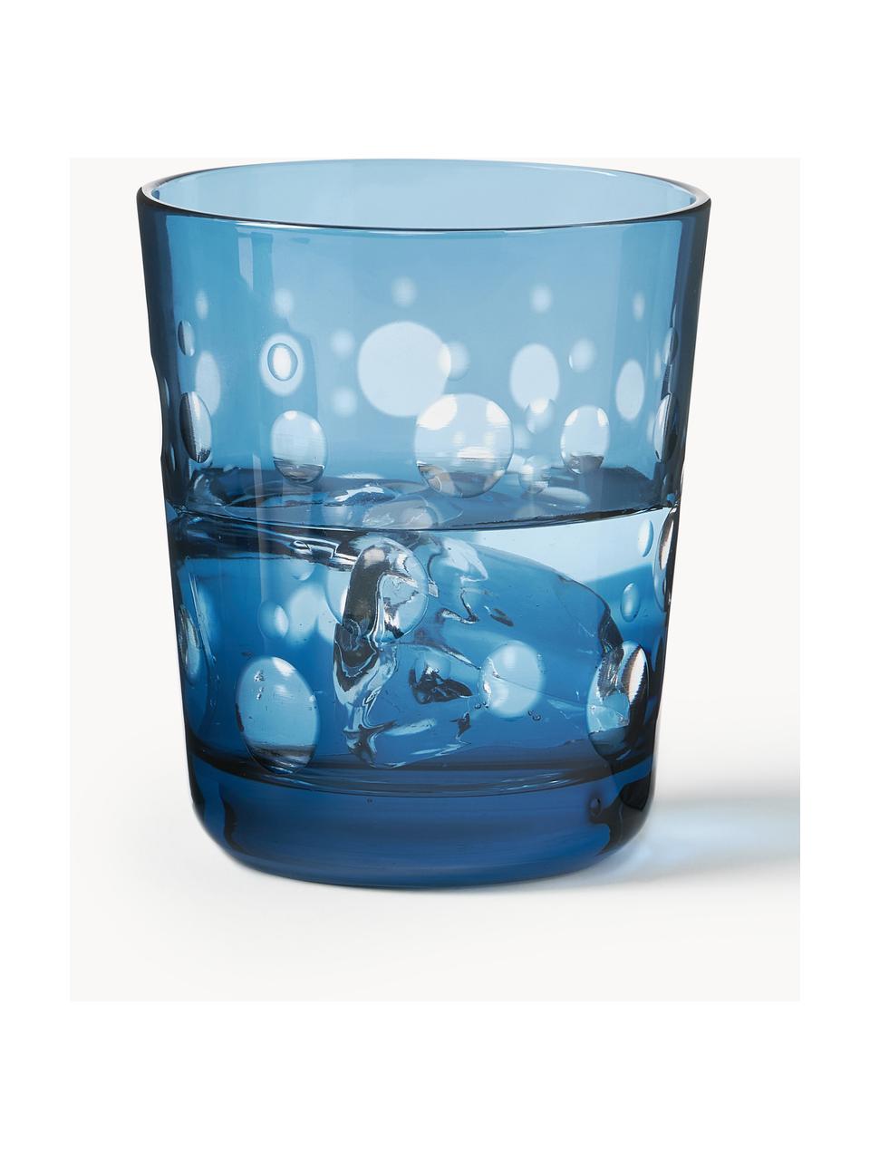 Waterglazen Cuttings, 6-delig, Glas, Meerkleurig, Ø 9 x H 10 cm, 250 ml