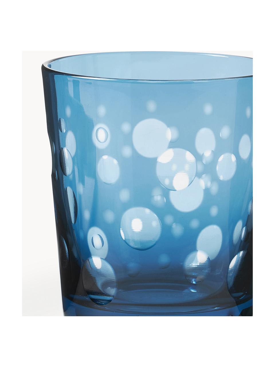 Komplet szklanek Cuttings, 6 elem., Szkło, Wielobarwny, Ø 9 x W 10 cm, 250 ml