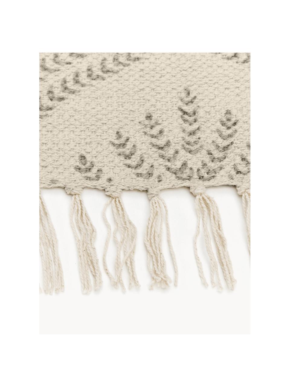 Tapis à franges tissé plat Klara, 100 % coton

Le matériau est certifié STANDARD 100 OEKO-TEX®, 21.HIN.90042, HOHENSTEIN HTTI, Blanc crème, beige, larg. 50 x long. 80 cm (taille XXS)