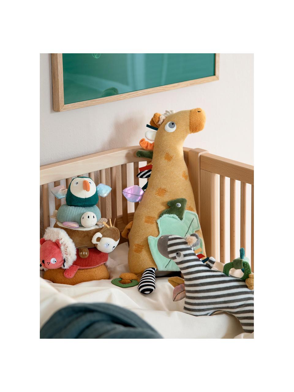 Set 5 giocattoli impilabili Wildlife, Rivestimento: 80% cotone, 20% poliester, Multicolore, Ø 14 x Alt. 27 cm