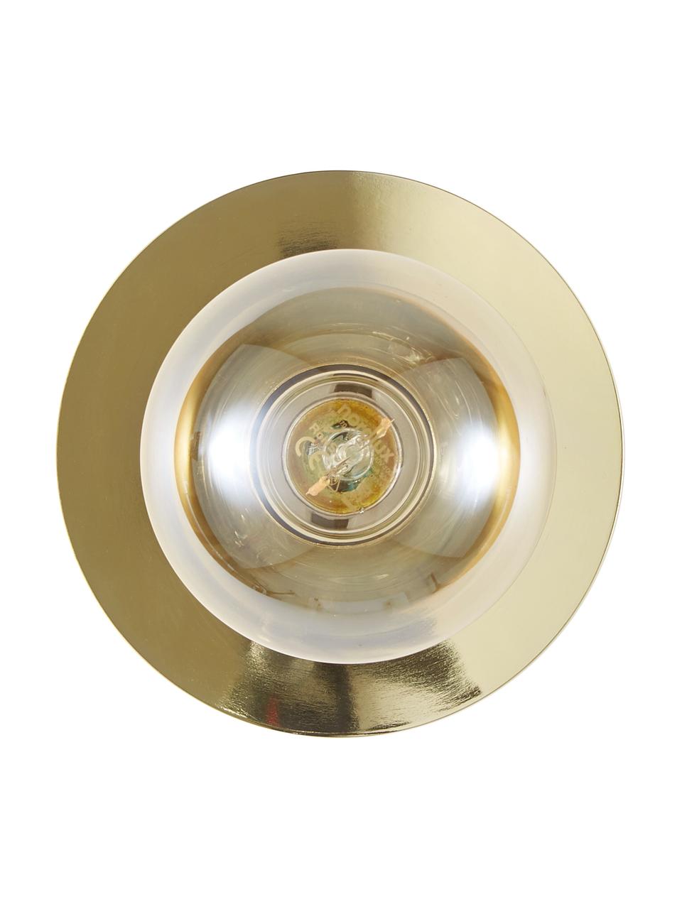 Malé nástěnné nebo stropní svítidlo z kovu Percy, Zlatá, Ø 14 cm, H 9 cm