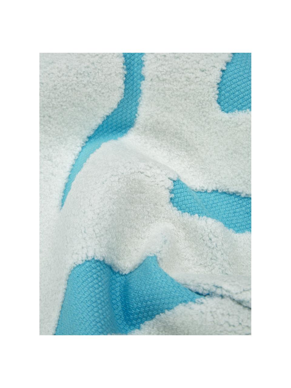 Housse de coussin 45x45 bleu Paloma, 100 % coton, Bleu, larg. 45 x long. 45 cm