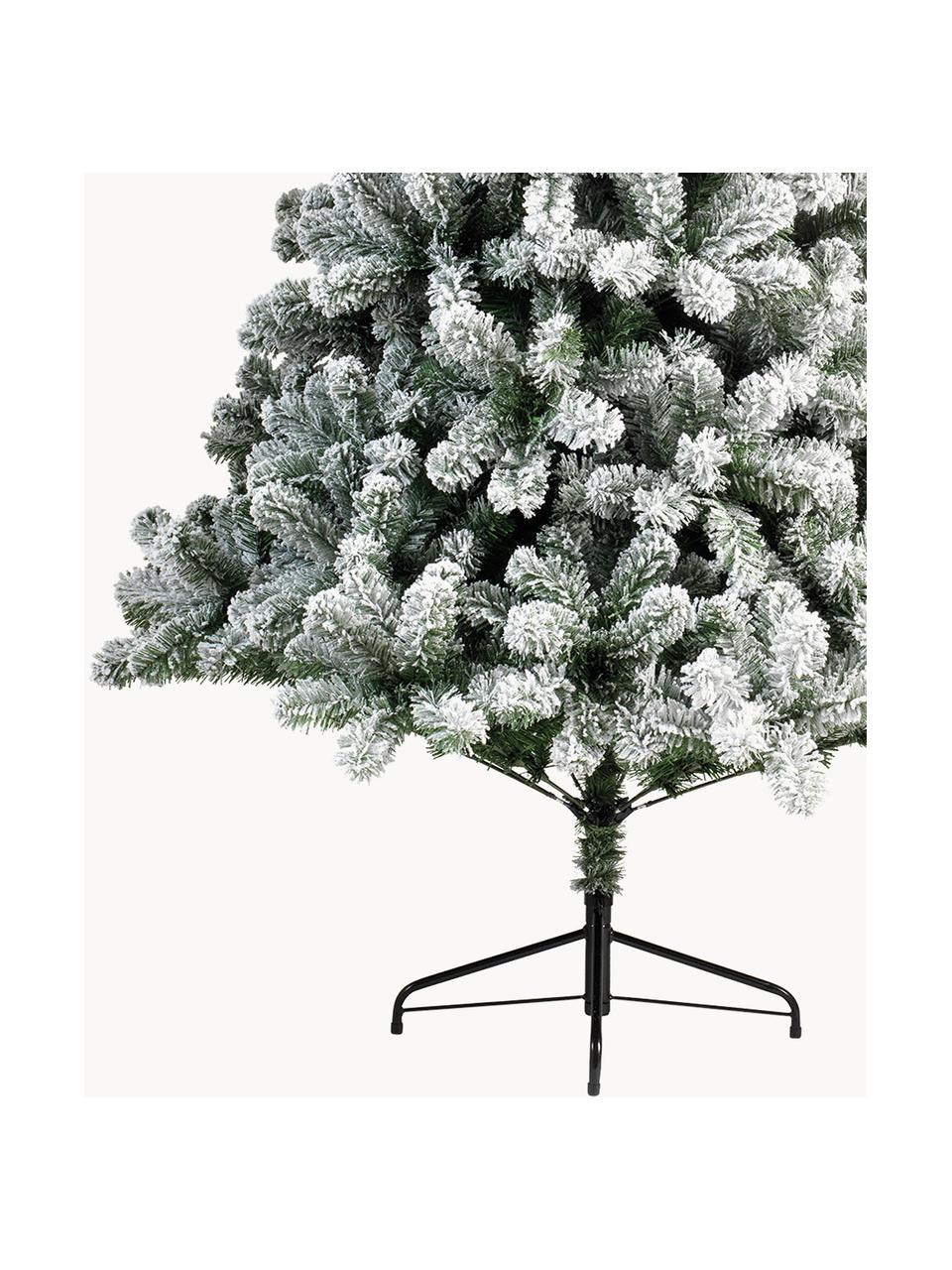 Albero di Natale artificiale innevato North Pole, Verde, bianco, Ø 97 x Alt. 150 cm