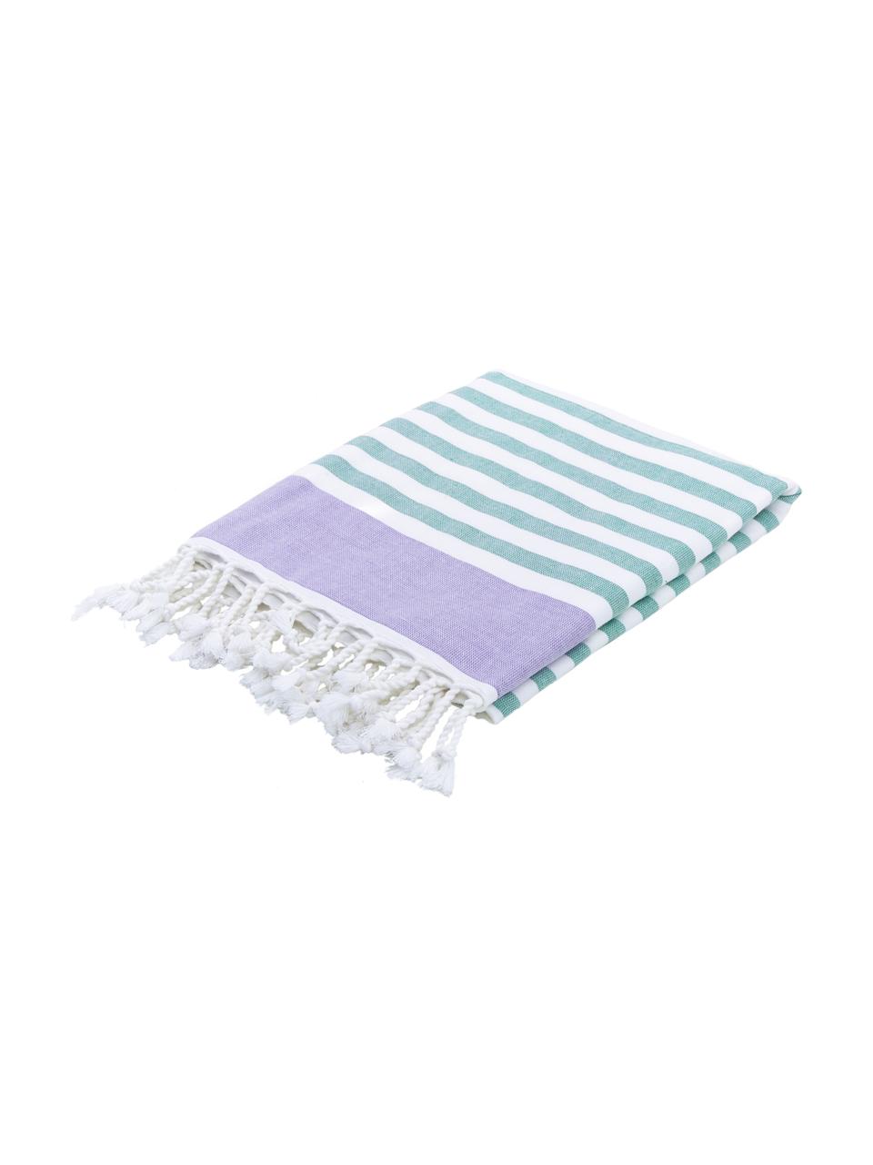 Fouta en tissu éponge Cairo, Vert