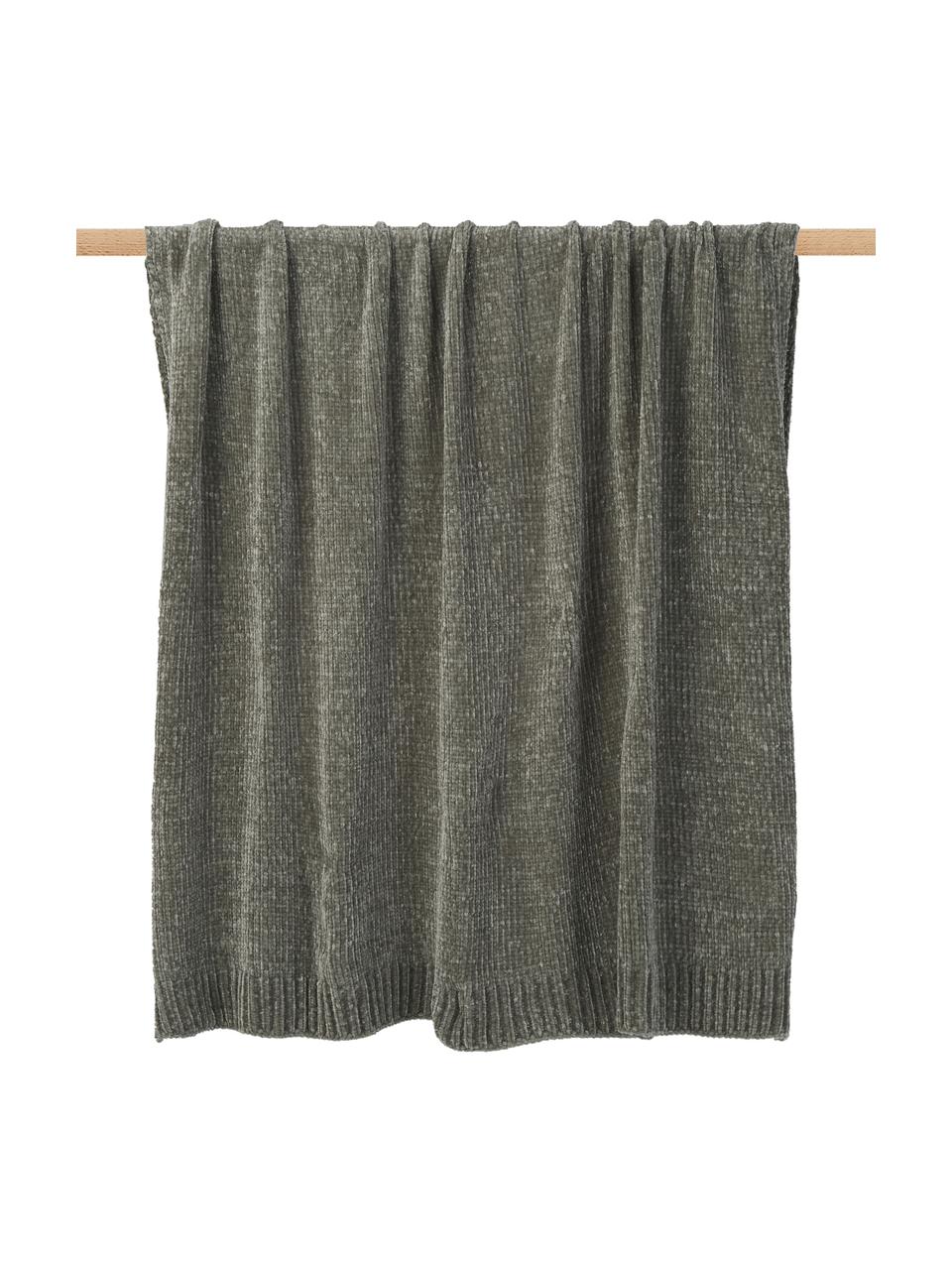 Jemná deka Beckett, 100 % polyester, Zelená, Š 130 x D 170 cm