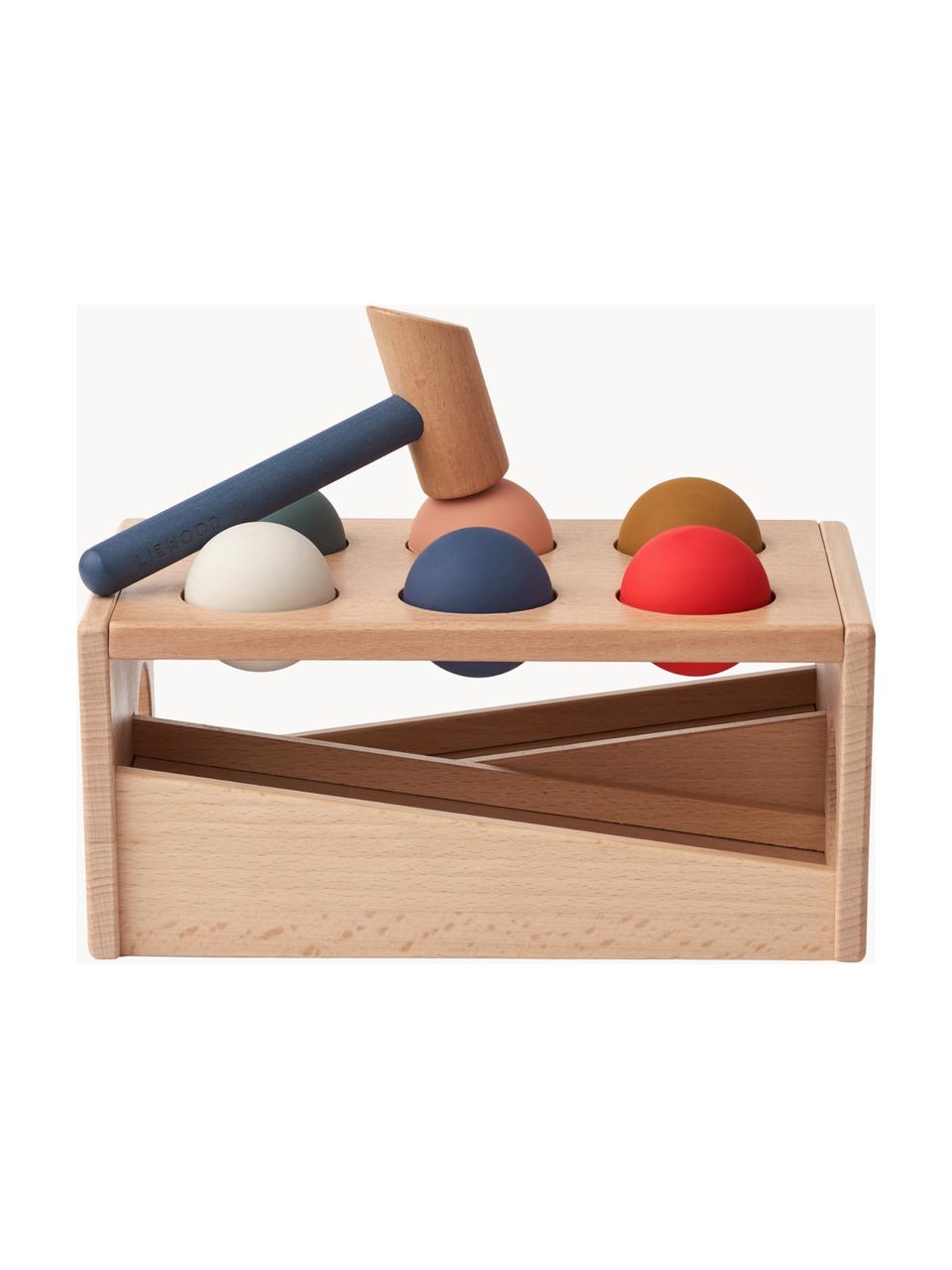 Set de jouets en bois Bartelemy, 8 élém., Bois clair, multicolore, larg. 18 x haut. 10 cm