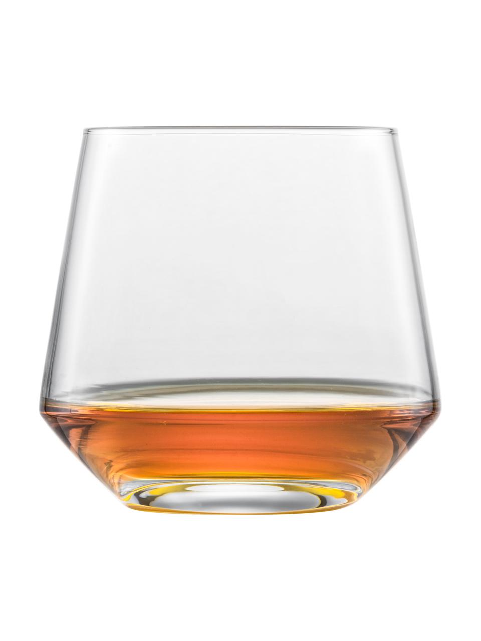 Vasos old fashioned de cristal Pure, 4 uds., Cristal Tritan, Transparente, Ø 10 x Al 9 cm, 380 ml