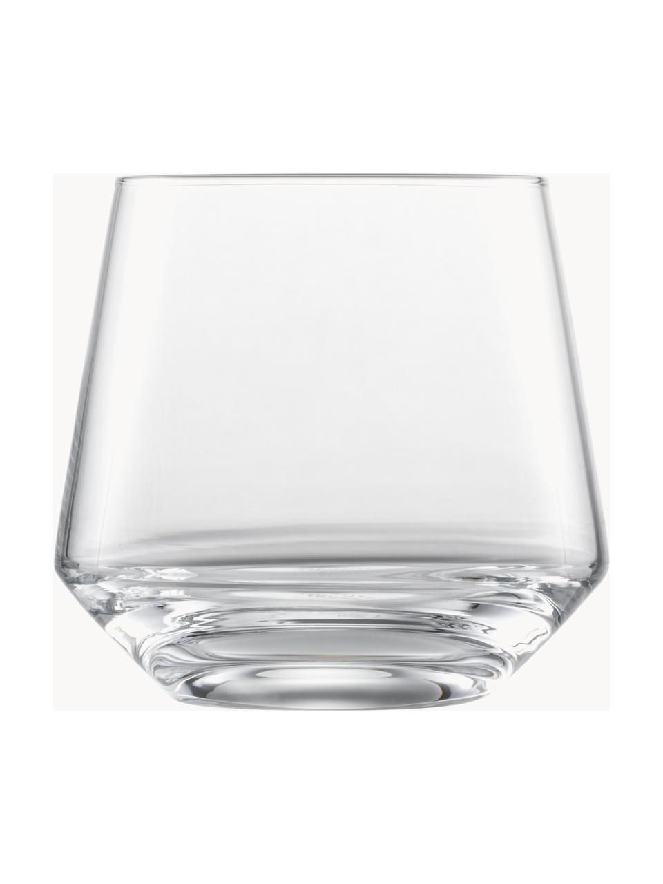 Vasos old fashioned de cristal Pure, 4 uds., Cristal Tritan, Transparente, Ø 10 x Al 9 cm, 380 ml