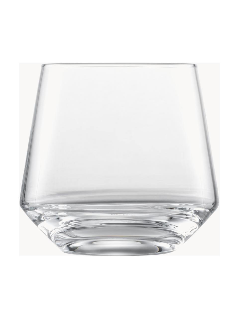 Křišťálové sklenice na whisky Pure, 4 ks, Tritanové křišťálové sklo, Transparentní, Ø 10 cm, V 9 cm, 380 l