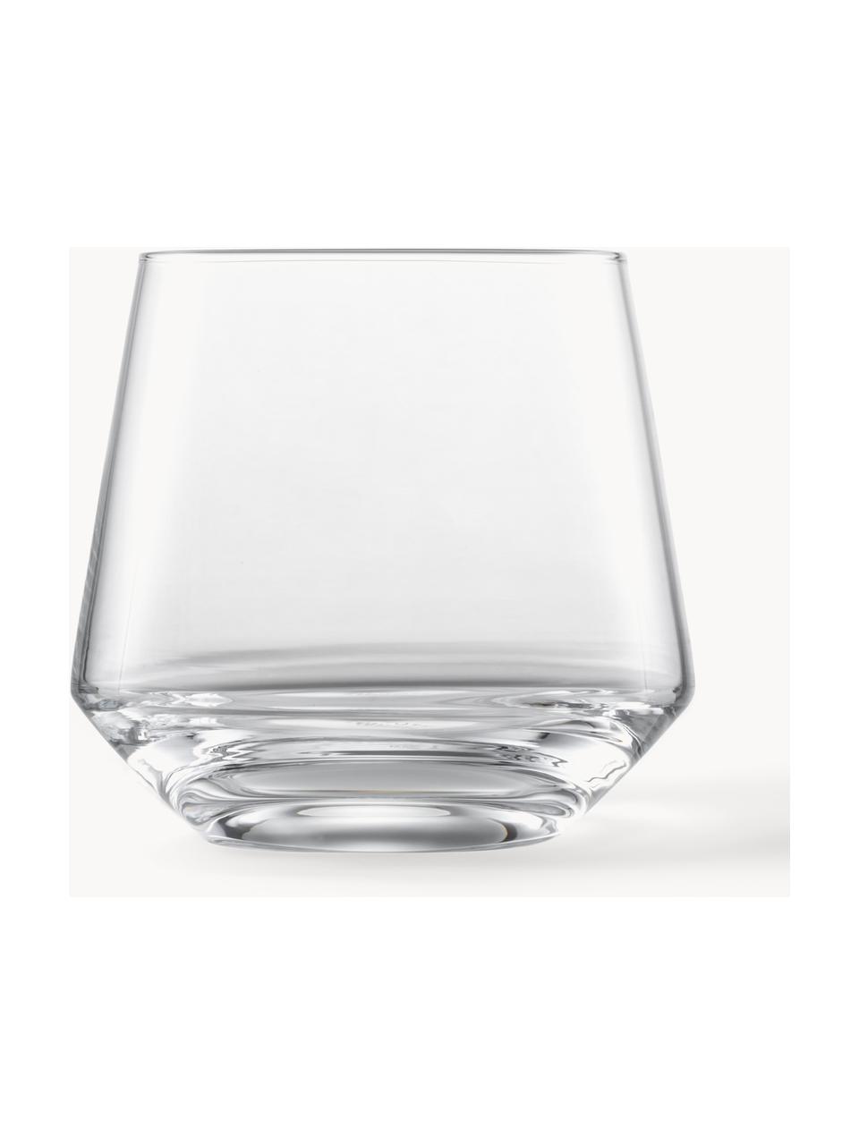 Kristall-Whiskygläser Pure, 4 Stück, Tritan-Kristallglas

Bring den Glanz von Kristallglas auf Deinen Esstisch! Das Glas ist außergewöhnlich transparent und schwer, dadurch fühlt es sich wertig an und sieht gleichzeitig auch noch gut aus. Zudem machen die filigranen Schliffe jedes Stück zu einem besonderen It-Piece, das sowohl praktisch als auch schön ist., Transparent, Ø 10 x H 9 cm, 380 ml