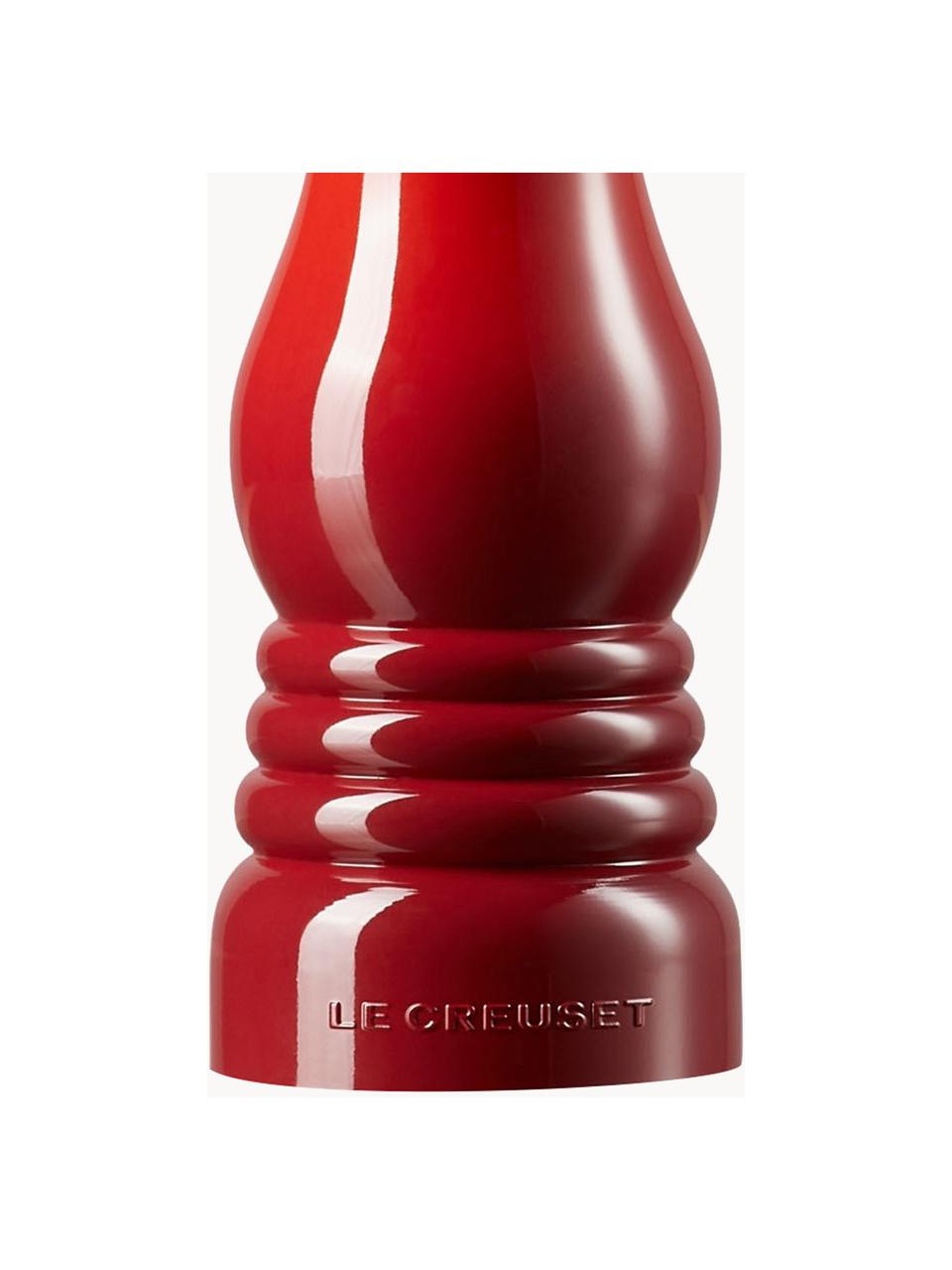 Molinillo de sal con mecanismo de cerámica Creuset, Estructura: plástico, Grinder: cerámica, Tonos rojos brillante, Ø 6 x Al 21 cm