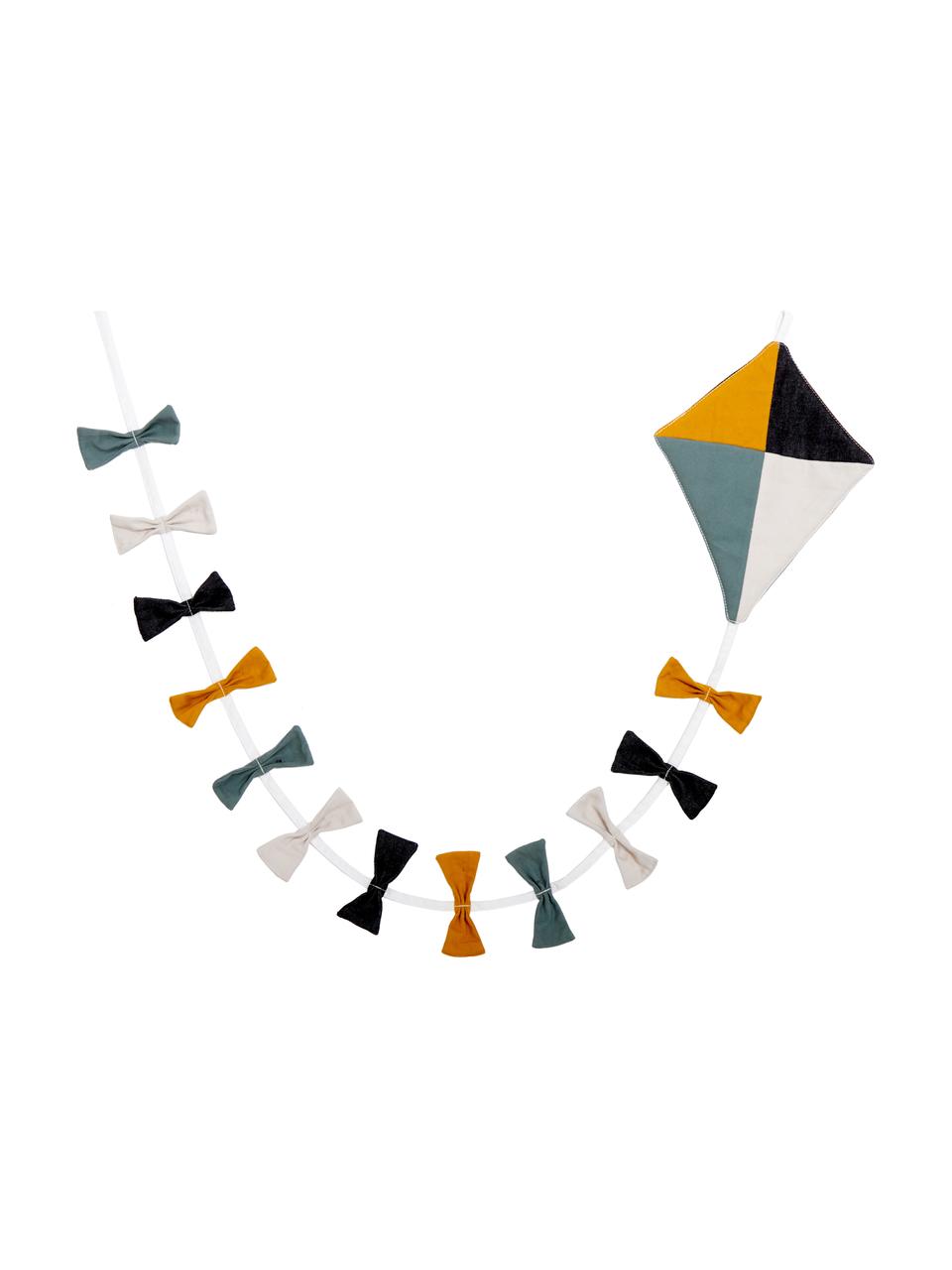 Ghirlanda in cotone Kite, 180 cm, 100% cotone, Multicolore, Lung. 180 cm
