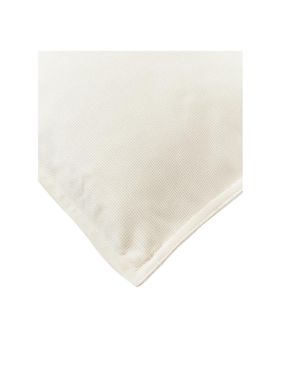 Zewnętrzna poszewka na poduszkę Ortun, Tapicerka: 100% poliakryl barwiony p, Złamana biel, S 45 x D 45 cm