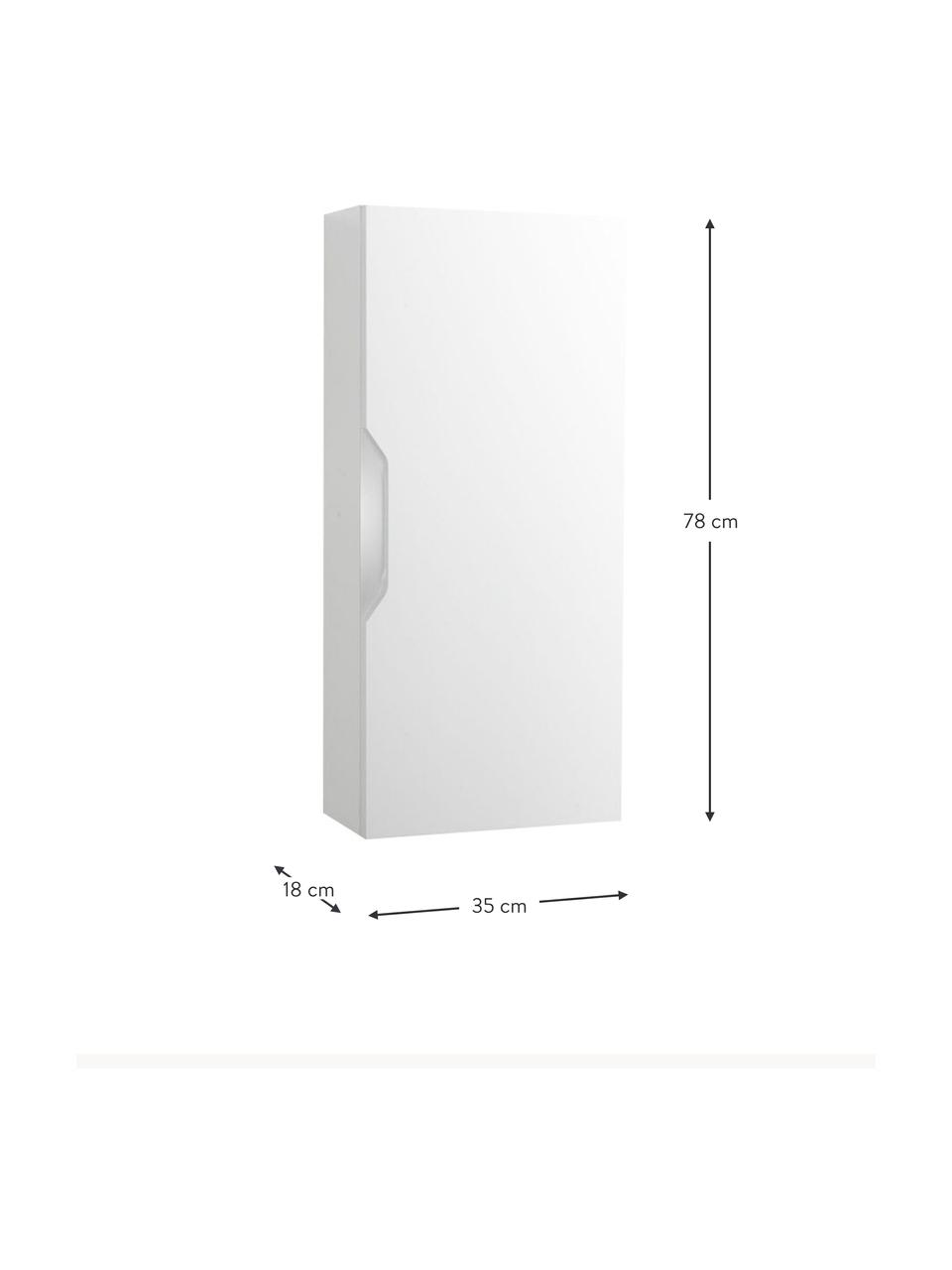 Koupelnová skříňka Belsk, Š 35 cm, Bílá, Š 35 cm, V 78 cm