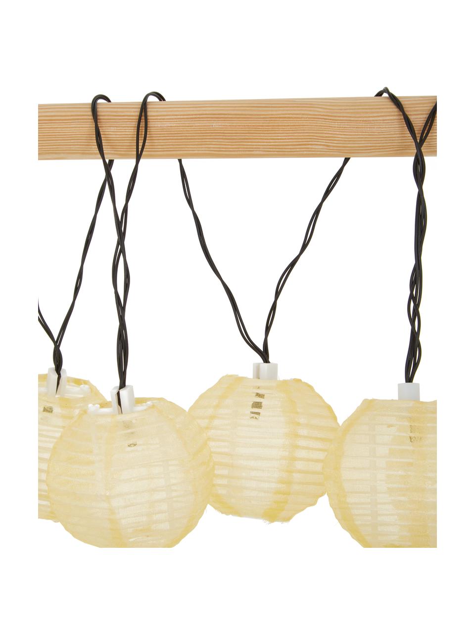 Guirlande lumineuse solaire LED Festival, 440 cm, Couleur dorée, scintillant, long. 440 cm
