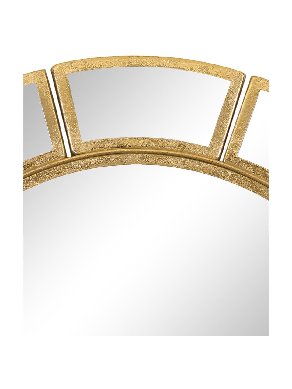 Espejo de pared redondo de metal Dinus, Espejo: cristal, Latón, Ø 78 x F 2 cm