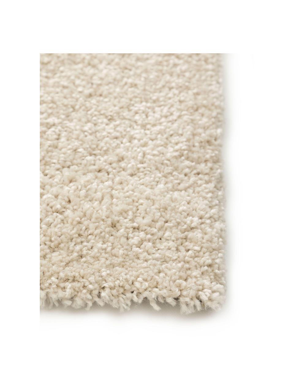 Tapis shaggy Louise, 100 % polypropylène, Blanc cassé, noir, nougat, terracotta, larg. 140 x long. 200 cm (taille S)