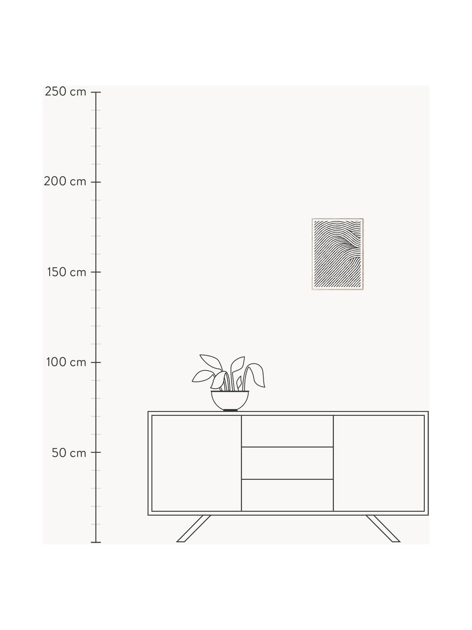 Plagát Quantum Fields 02, 210 g matný papier Hahnemühle, digitálna tlač s 10 farbami odolnými voči UV žiareniu, Biela, čierna, Š 30 x V 40 cm