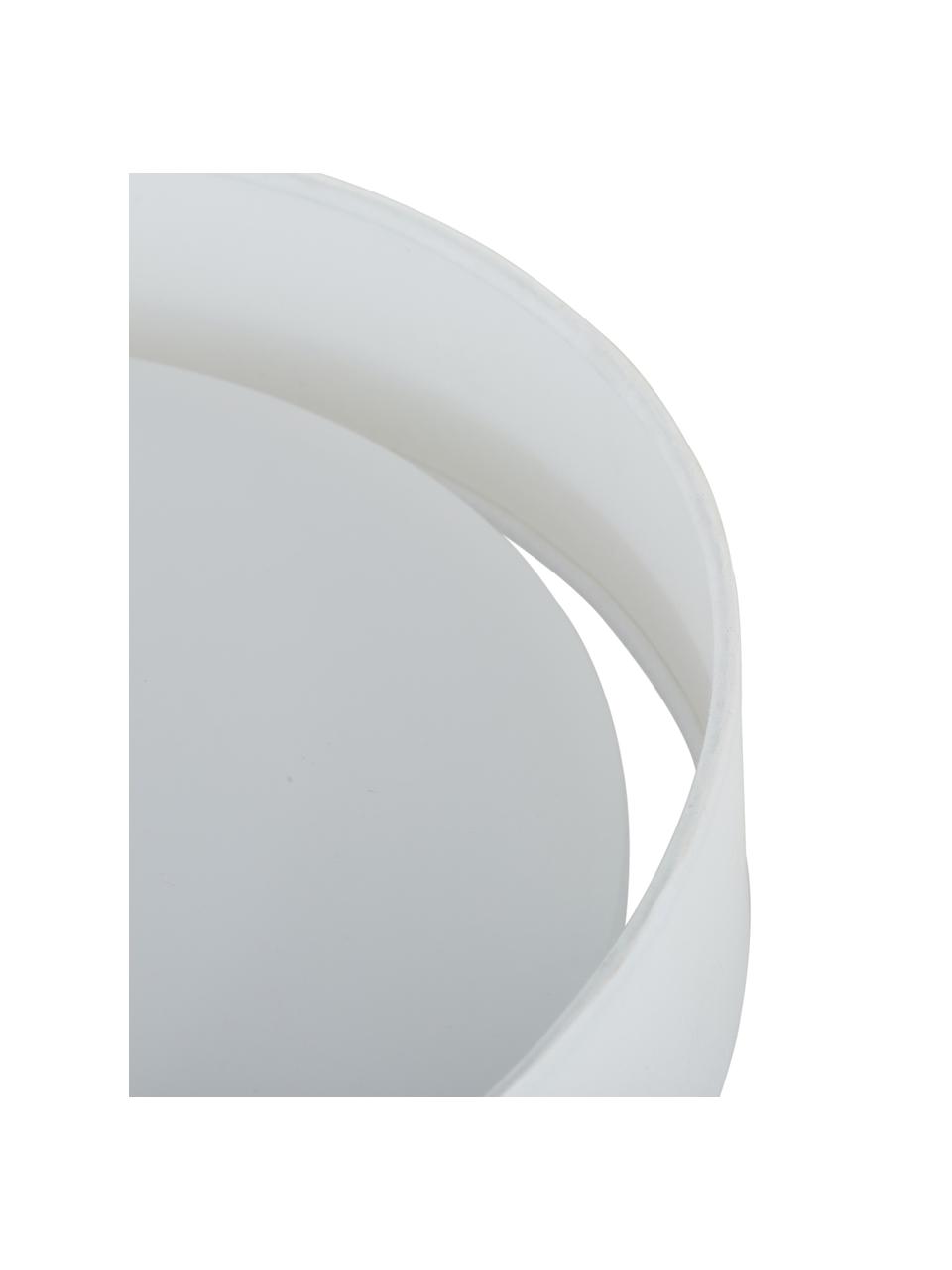 LED plafondlamp Helen in wit, Diffuser: kunststof, Wit, Ø 52 x H 11 cm