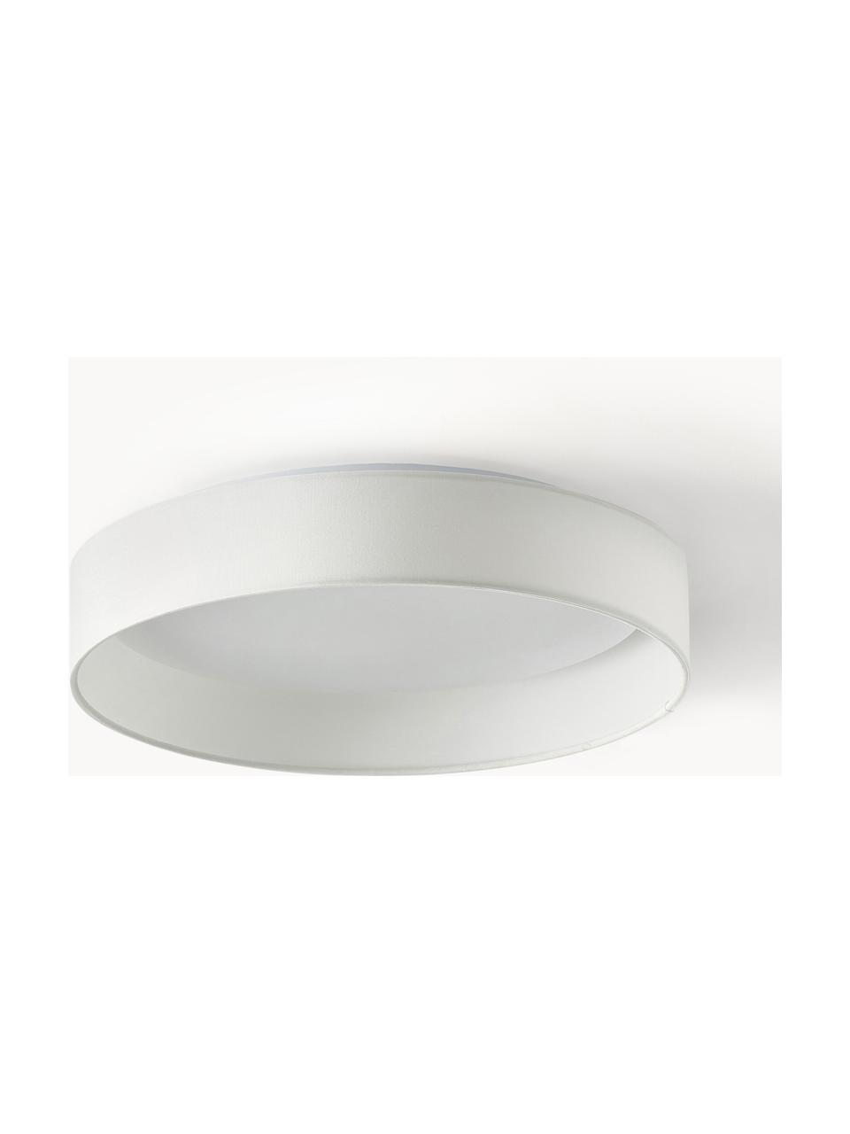 LED plafondlamp Helen, Diffuser: kunststof, Wit, Ø 52 x H 11 cm