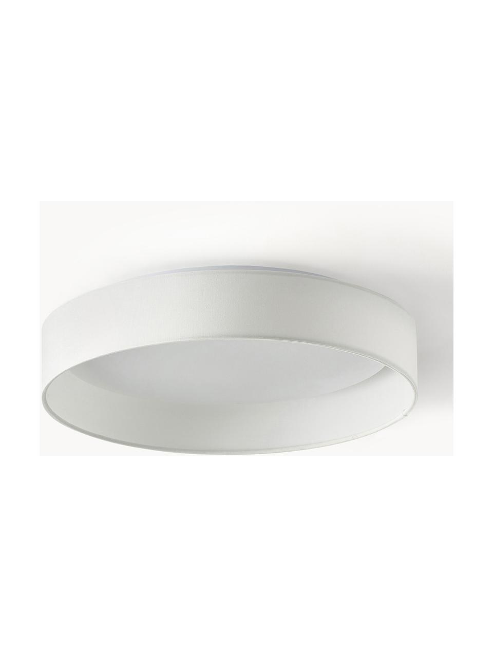 LED plafondlamp Helen, Diffuser: kunststof, Wit, Ø 52 x H 11 cm