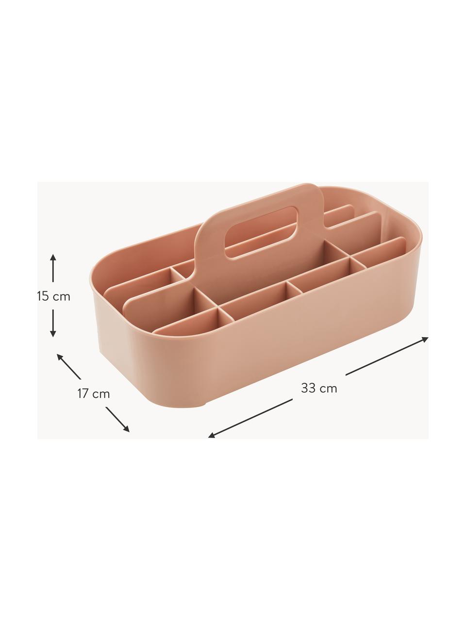 Organisateur Hope, 60 % plastique ABS recyclé, 40 % plastique ABS, Rose pâle, larg. 33 x haut. 15 cm