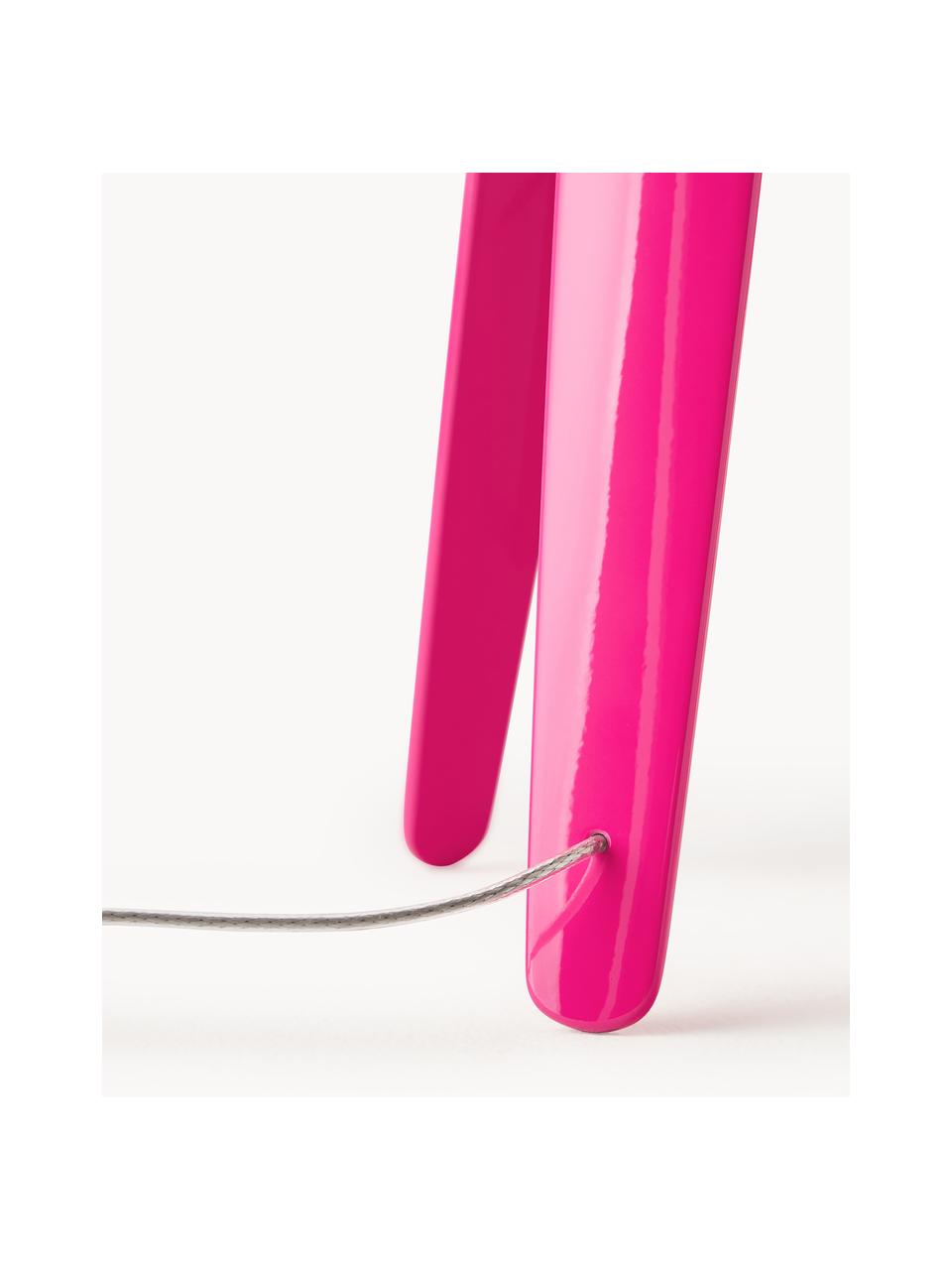 Kleine LED-Tischlampe Cyborg mit Touchfunktion, Pink, Ø 20 x H 31 cm