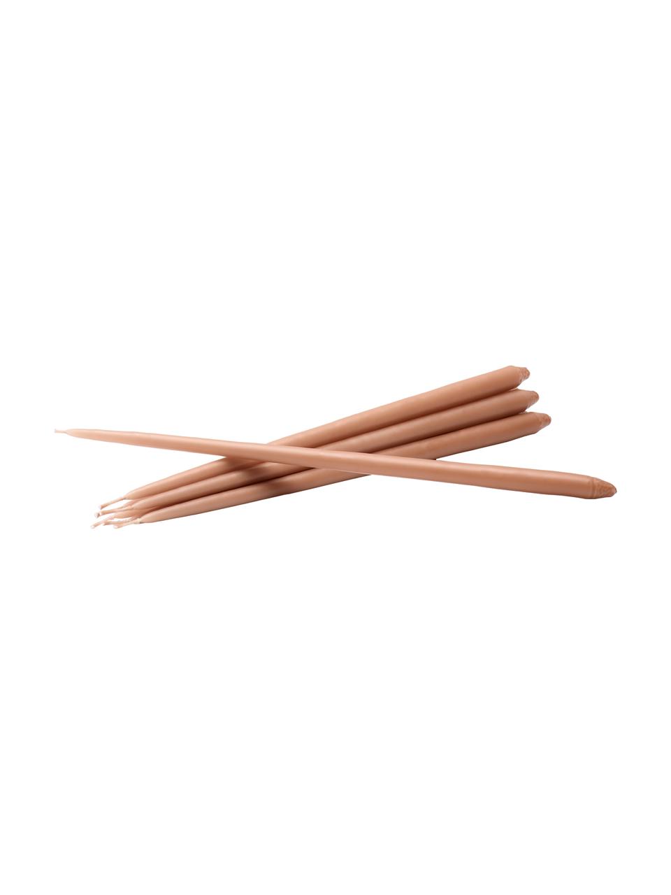 Chandelles Stoff Nagel, 6 pièces, Cire de paraffine, Rose, Ø 1 x haut. 29 cm