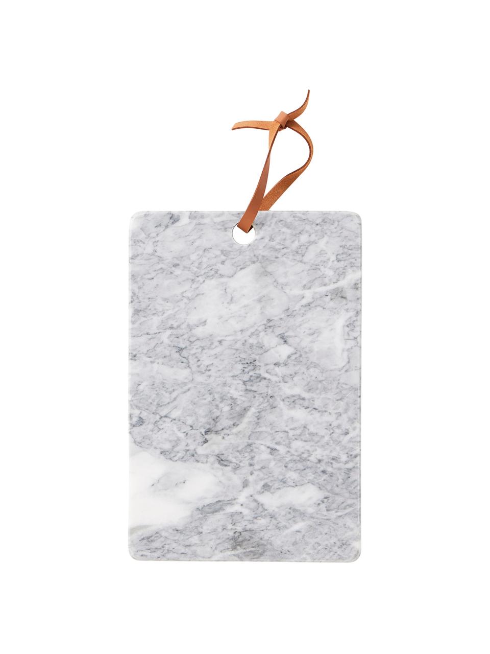Tagliere in marmo Bardi, Grigio chiaro marmorizzato, Larg. 30 x Prof. 20 cm