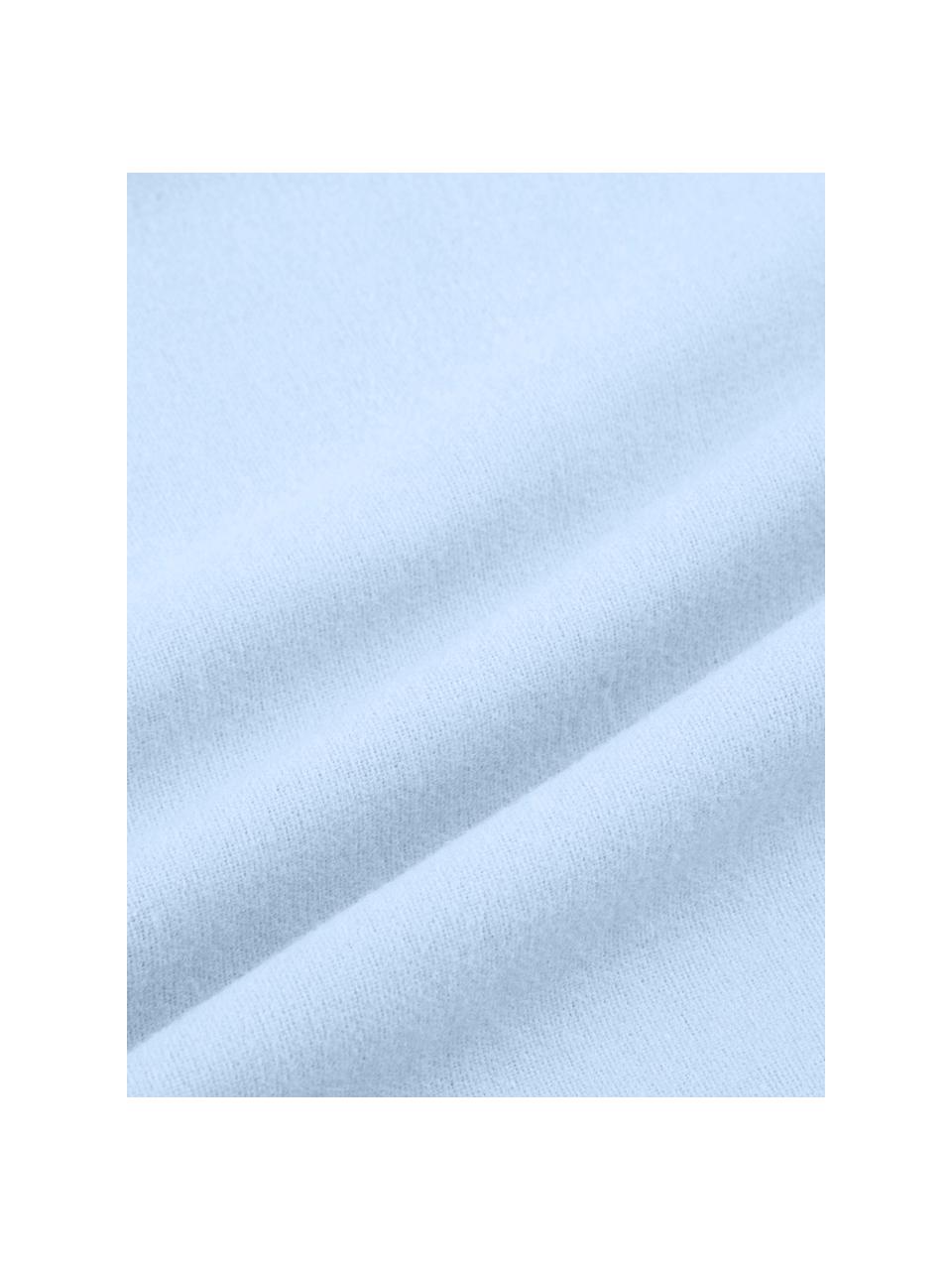 Pościel z flaneli Biba, Jasny niebieski, 240 x 220 cm