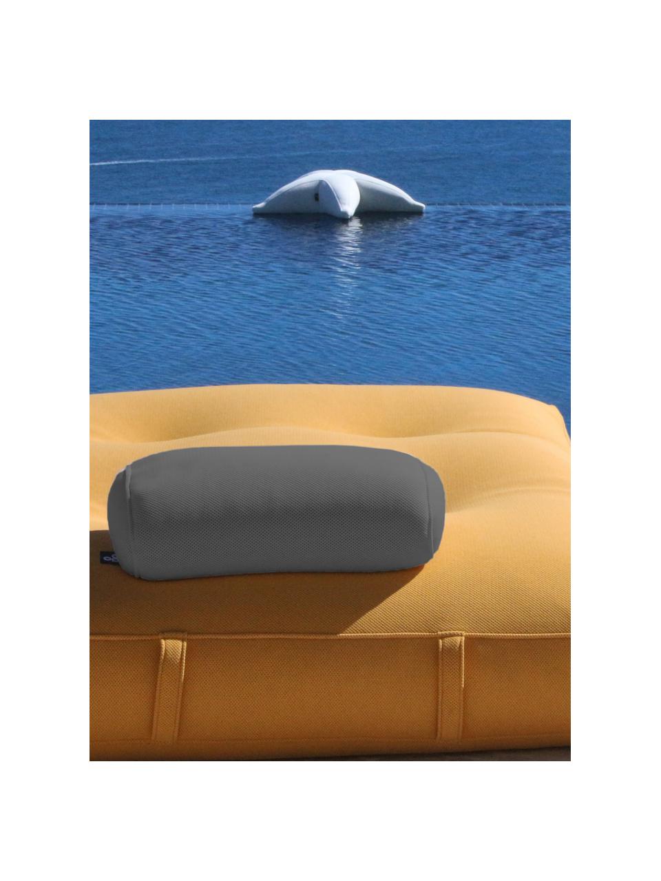 Cojín artesanal para exterior Pillow, Tapizado: 70% PAN + 30% PES, imperm, Gris oscuro, An 50 x L 30 cm