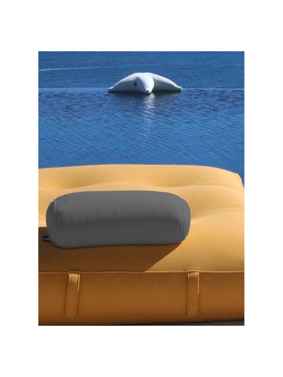 Handgemaakte outdoor kussen Pillow, Bekleding: 70% PAN + 30% PES, waterd, Donkergrijs, B 50 x L 30 cm