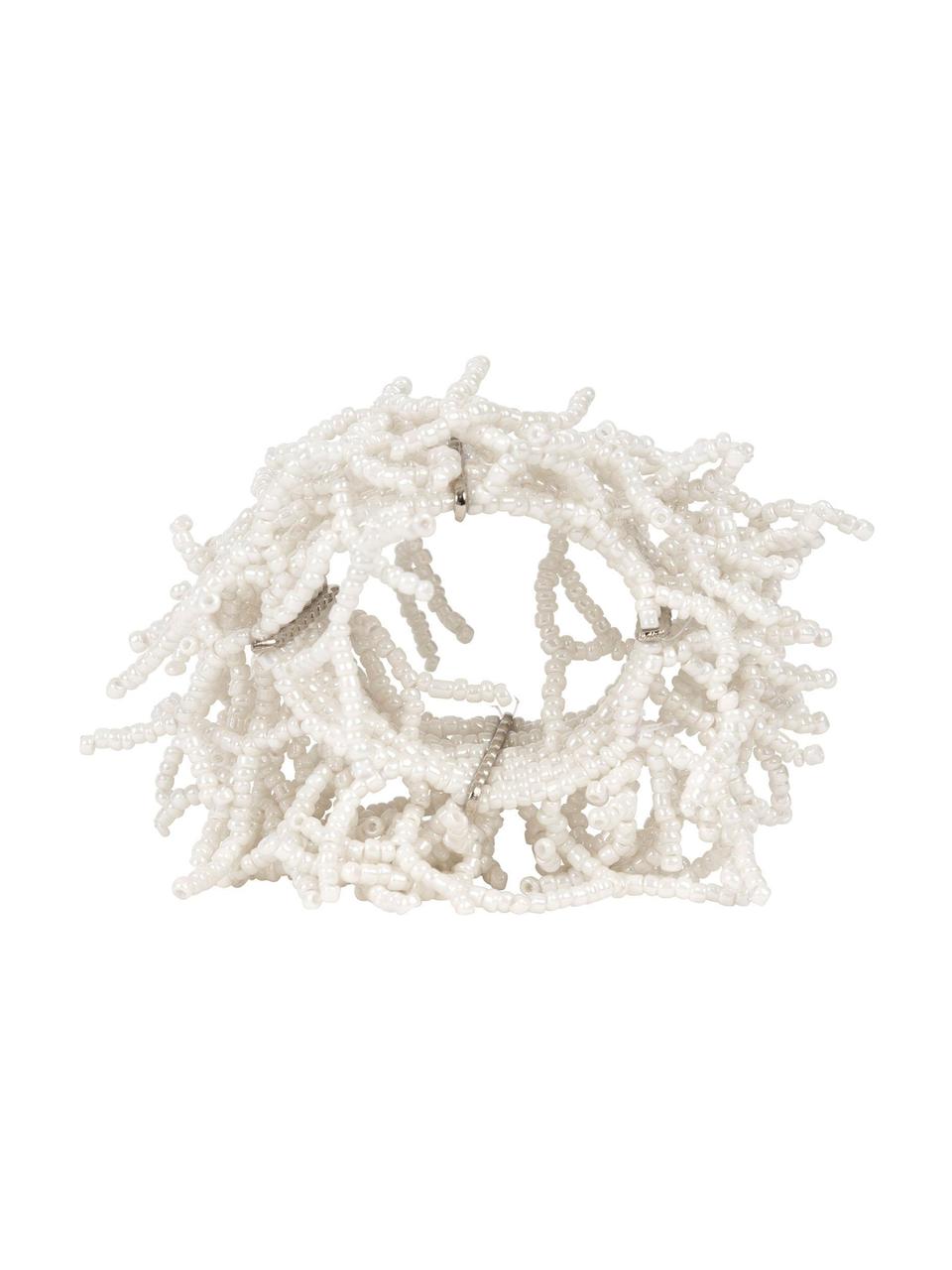 Servetringen Estran, 2 stuks, Metaal, Beige, Ø 8 cm