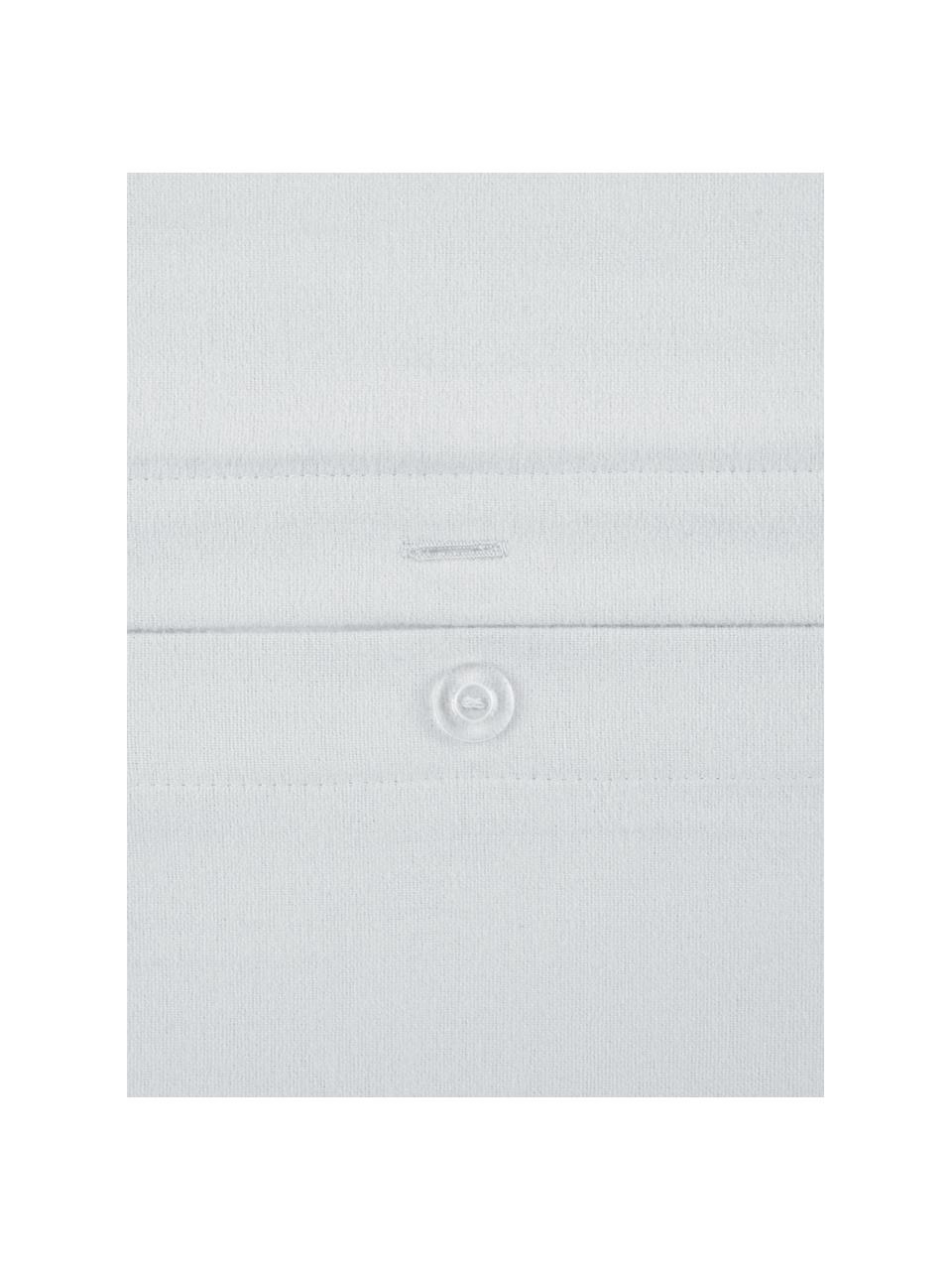 Flanelový povlak na polštář Erica, 2 ks, Světle šedá, Š 40 cm, D 80 cm