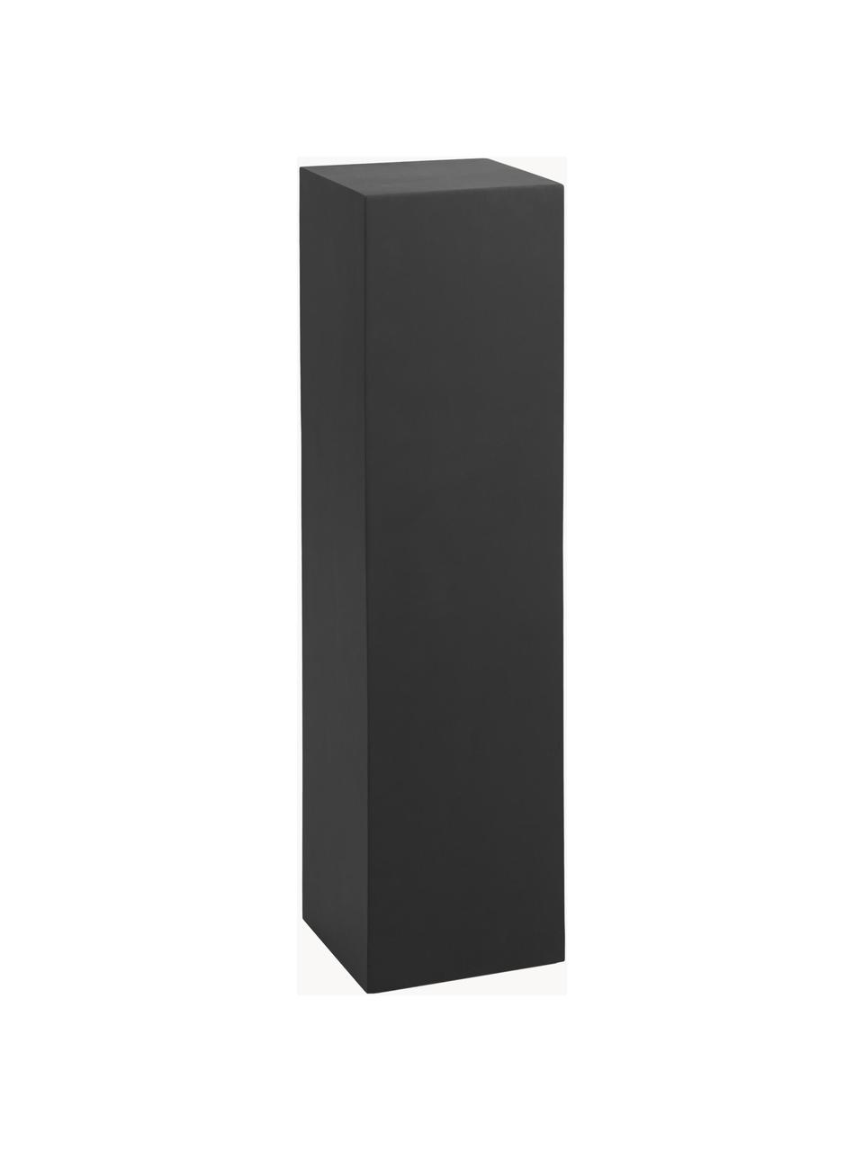 Dekorativní sloup z mangového dřeva Like, Potažené mangové dřevo, Černá, Š 20 cm, V 110 cm