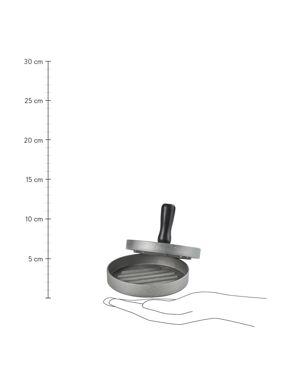 Presse hamburger Paddy Master, Aluminium, noir, Ø 12 x haut. 8 cm