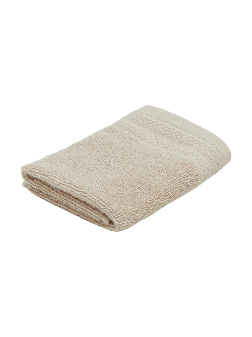 Handdoek Premium van biokatoen in verschillende formaten, 100% biokatoen, GOTS-gecertificeerd (van GCL International, GCL-300517)
Zware kwaliteit, 600 g/m², Beige, Handdoek, B 50 x L 100 cm