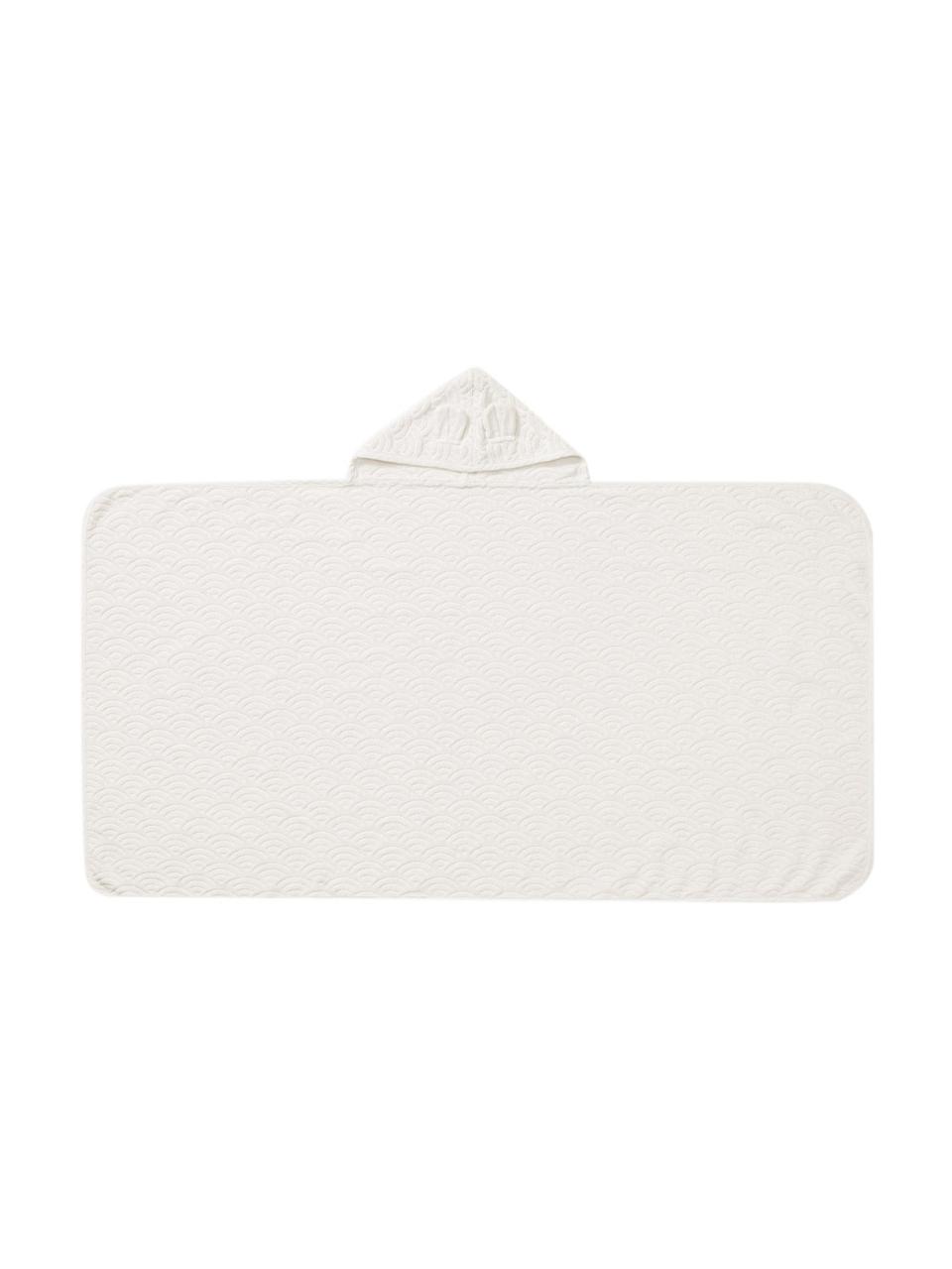 Babyhanddoek Rabbit van biokatoen, 100% biokatoen, GOTS-gecertificeerd, Crèmewit, B 70 x L 130 cm